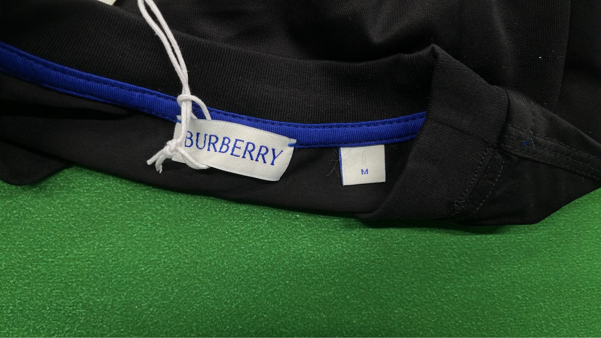 Black T-Shirt with Blue Logo - Made by ANDY
