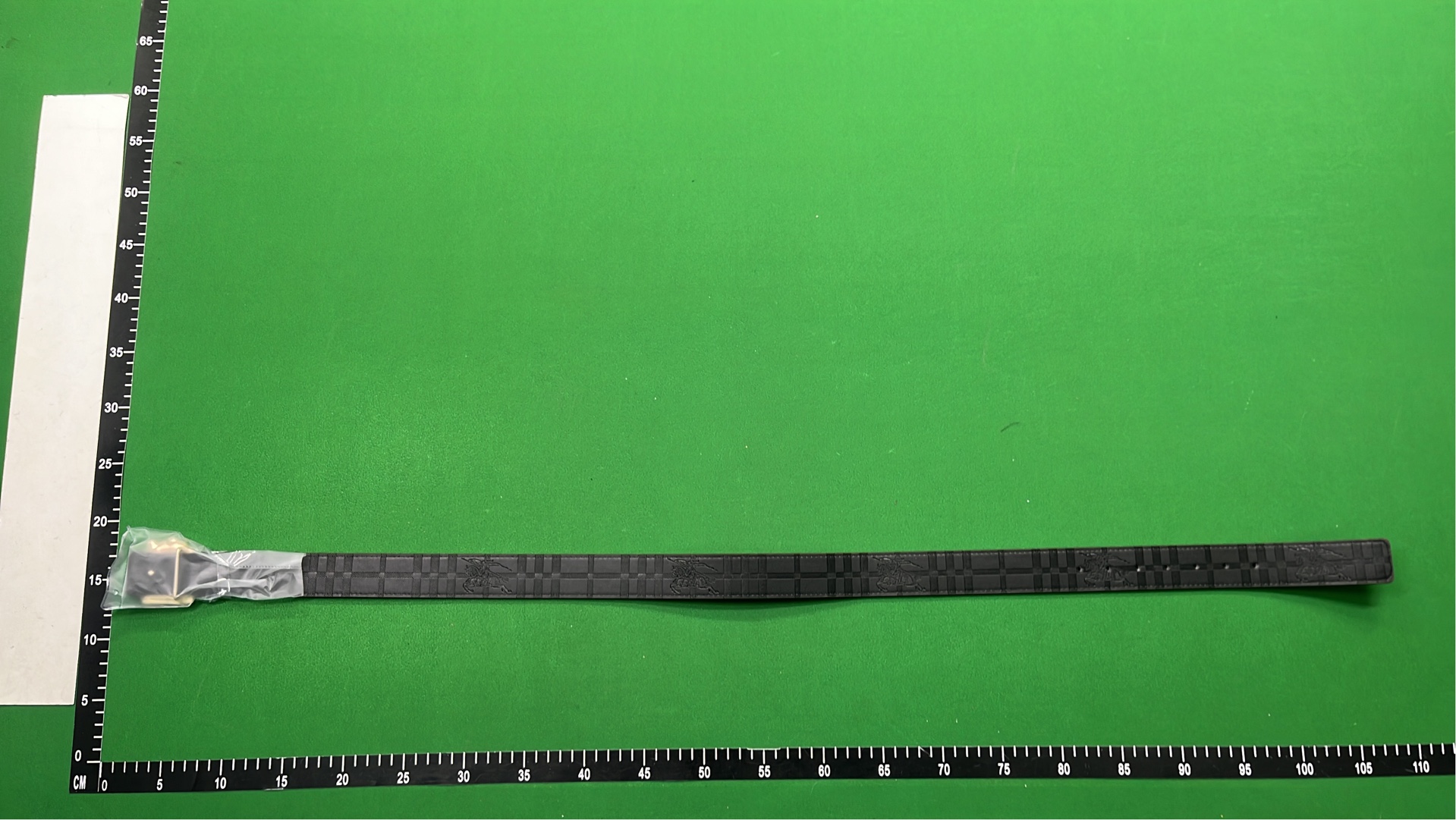 LV Monogram Belt with Gold Buckle