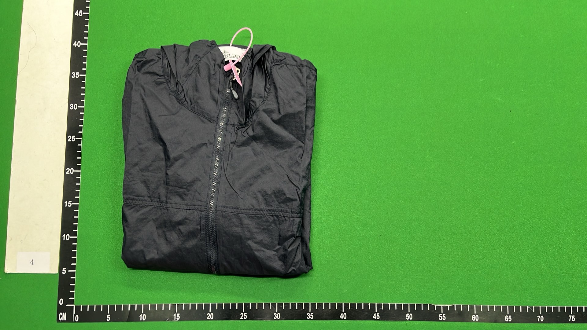 Stone Island Grey Hooded Jacket with Logo Patch
