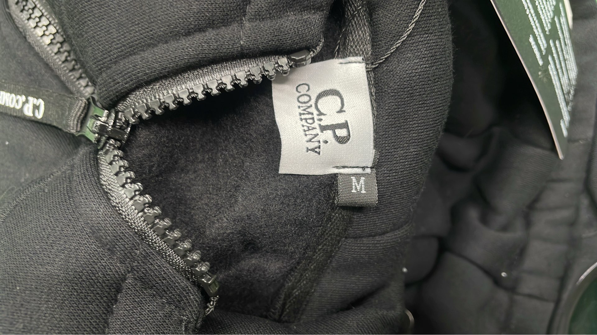 C.P. Company Grey Hoodie with Goggle Hood Design