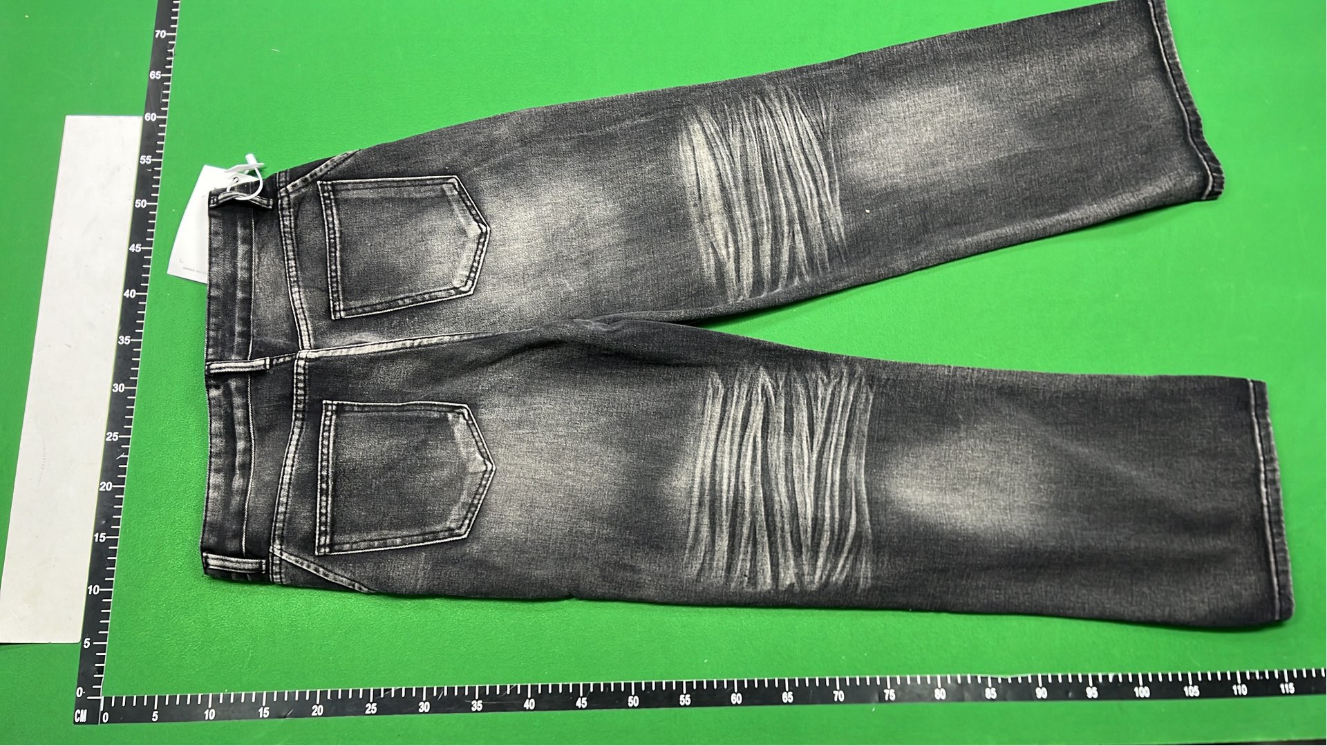 Gray Zip-Up Hoodie with Black Wide-Leg Jeans