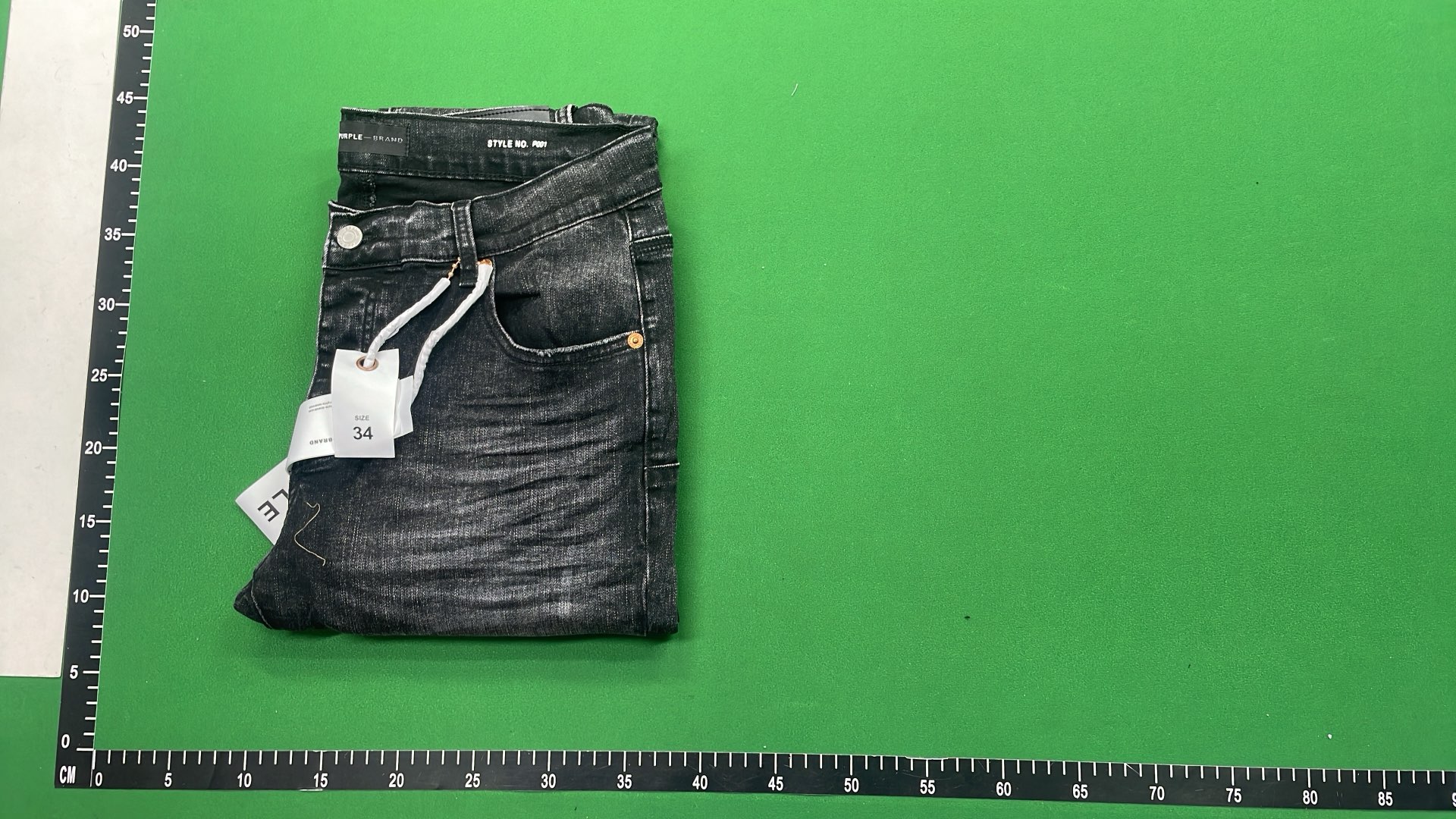 Purple Distressed Denim Jeans for Men