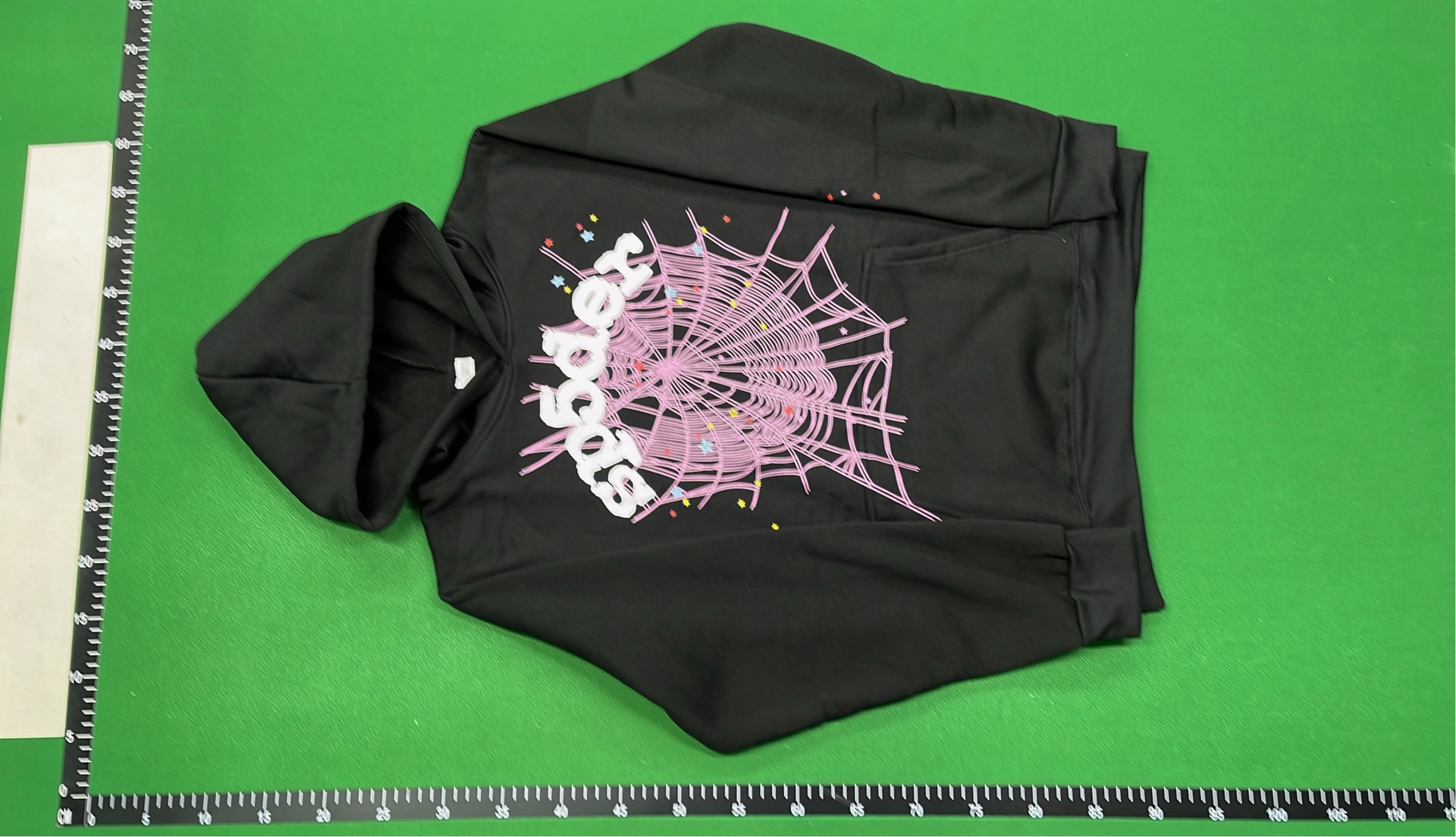 Blue Spider Web Hoodie and Pants Set