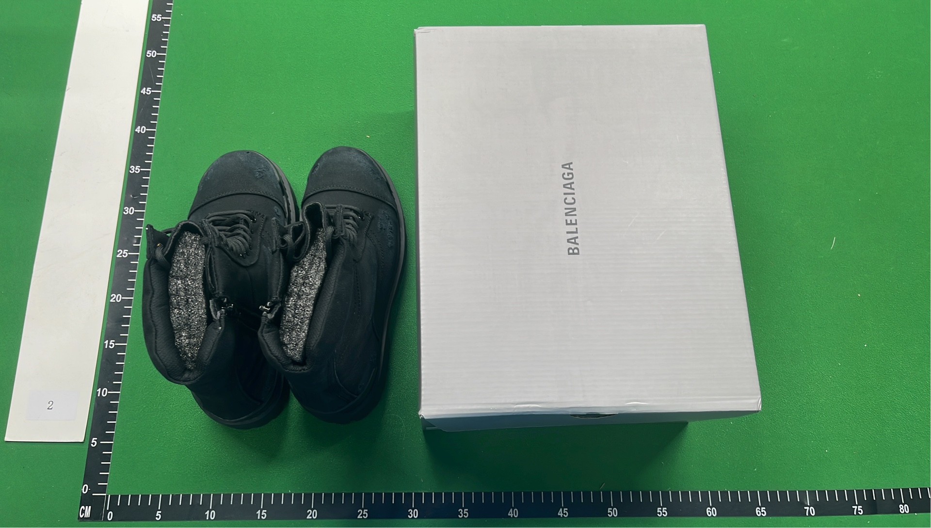 Black High-Top Lace-Up Combat Boots for Men and Women