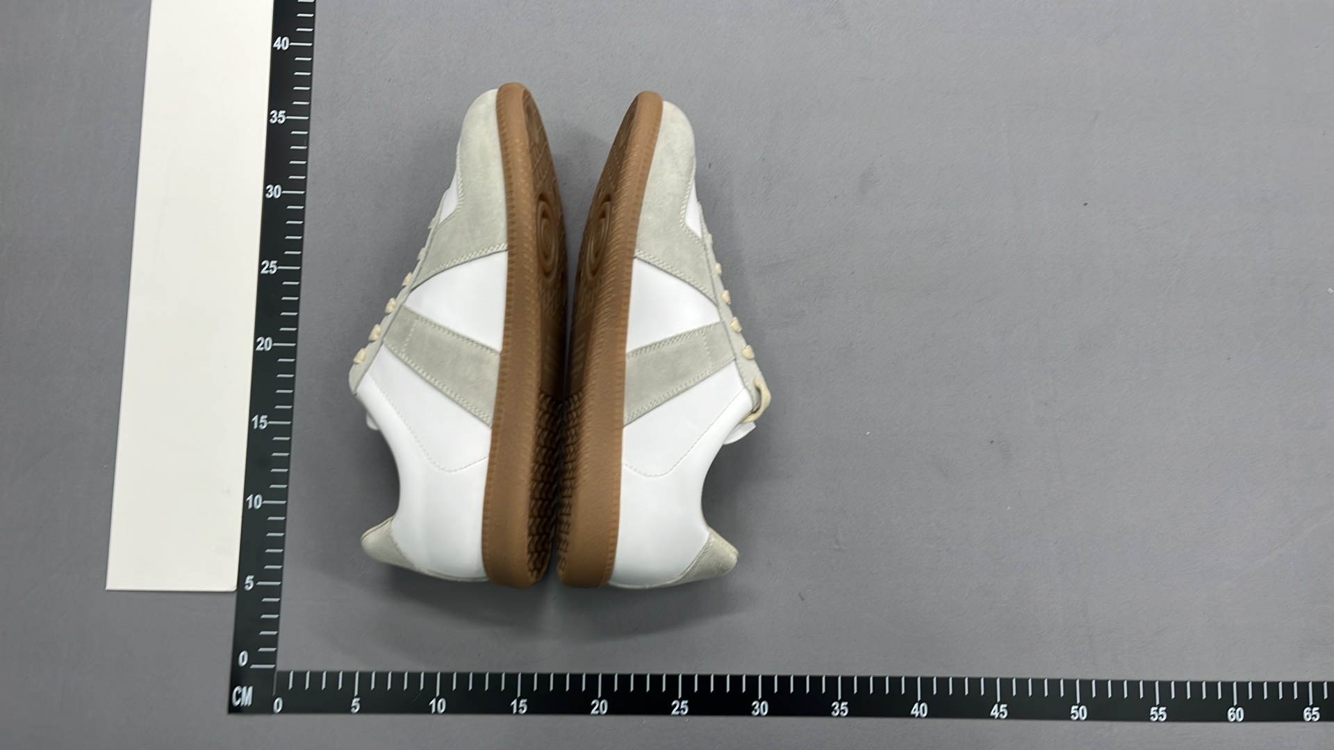 Beige Suede and Leather Sneakers for Women