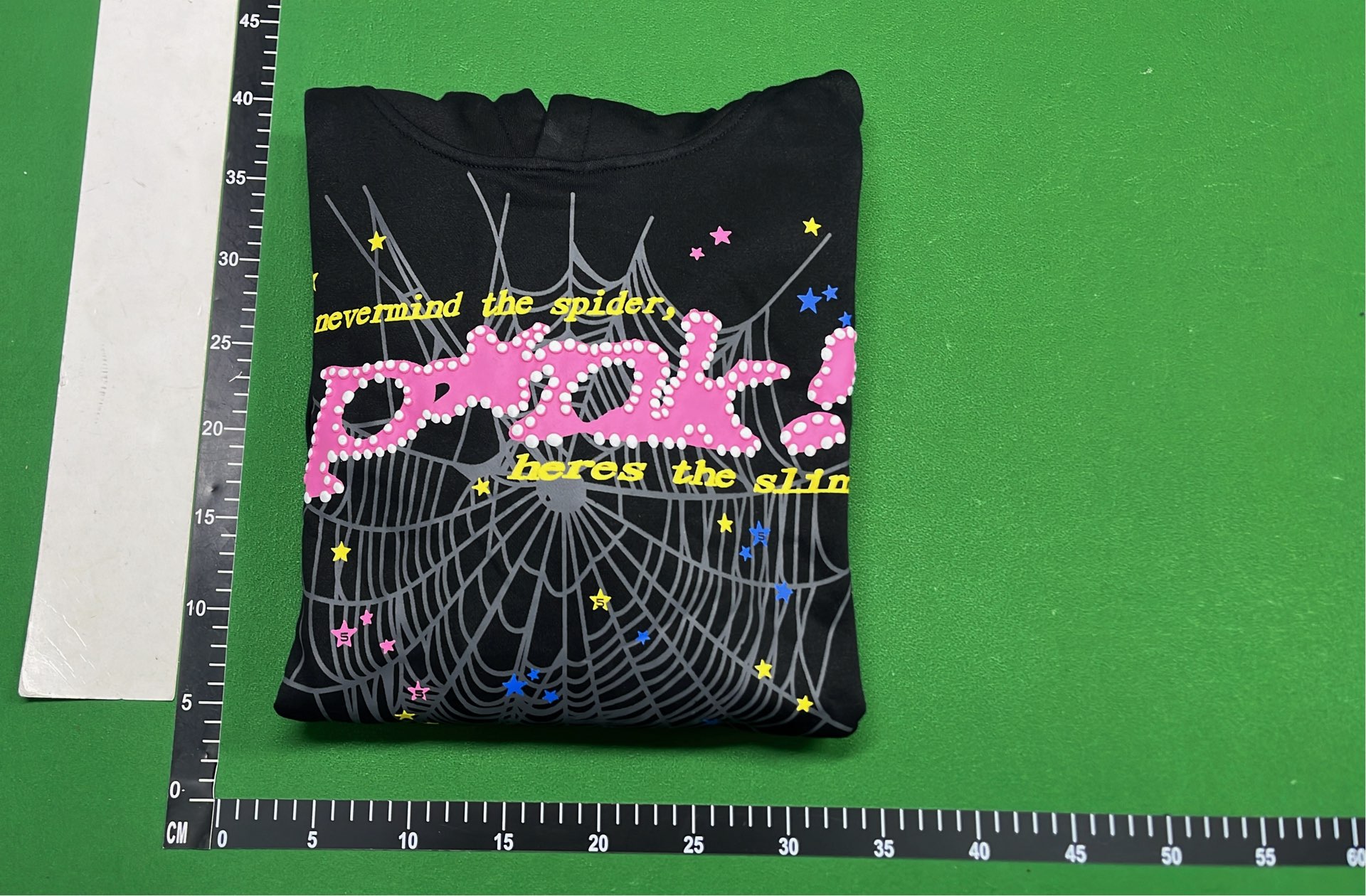 Sp5der Spider Web Hoodie - Brown with Pink Design