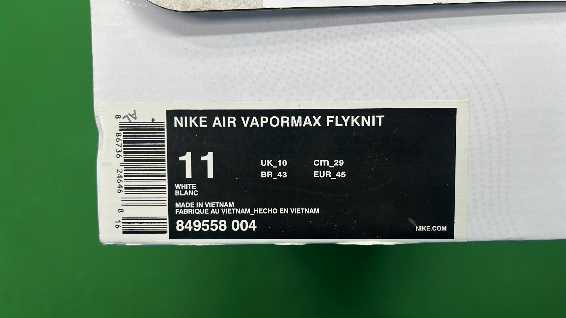Nike Air VaporMax Off-White Black Sneakers