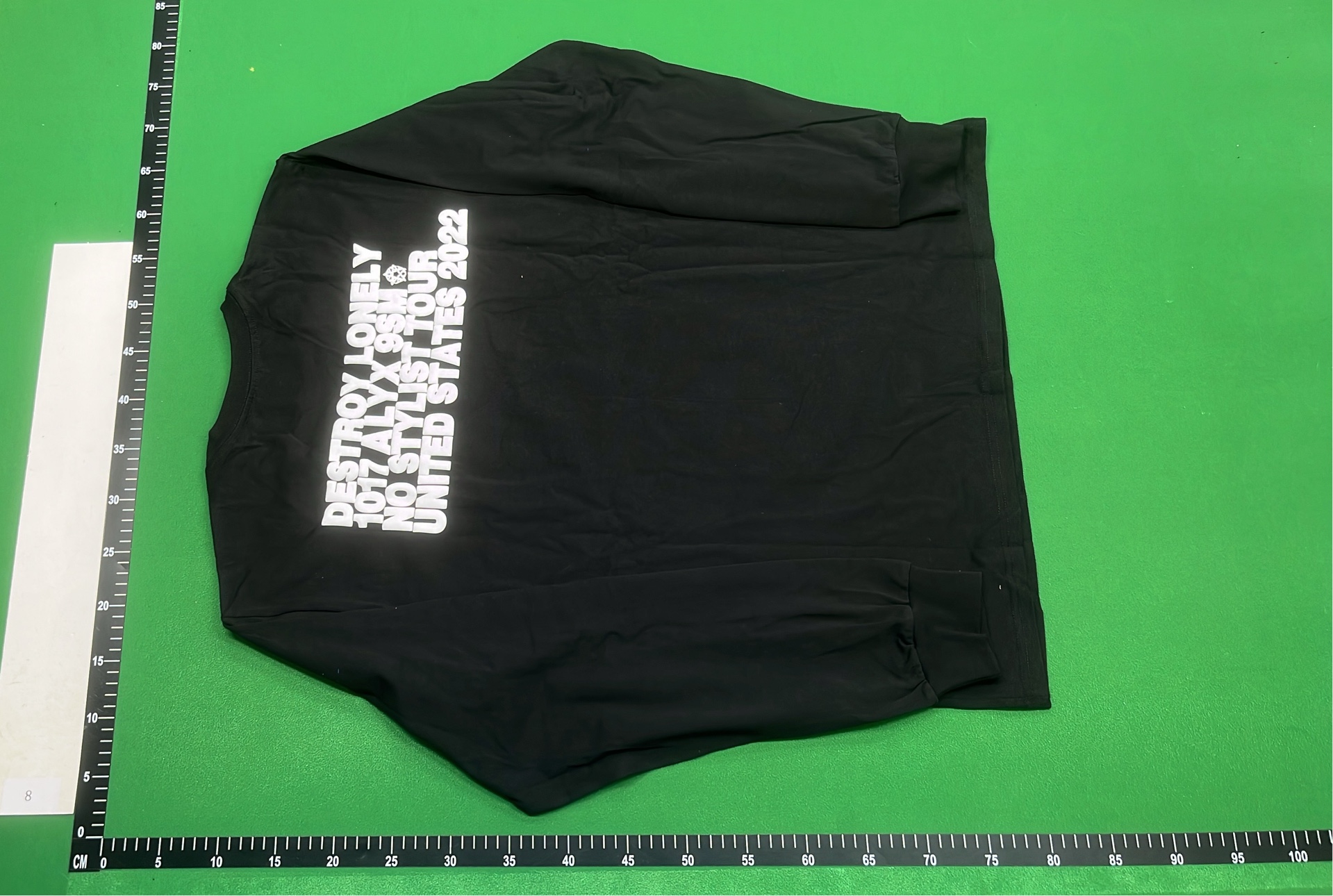 KEN CARSON Destroy Lonely 1017 ALYX 9SM Tour Long Sleeve T-Shirt