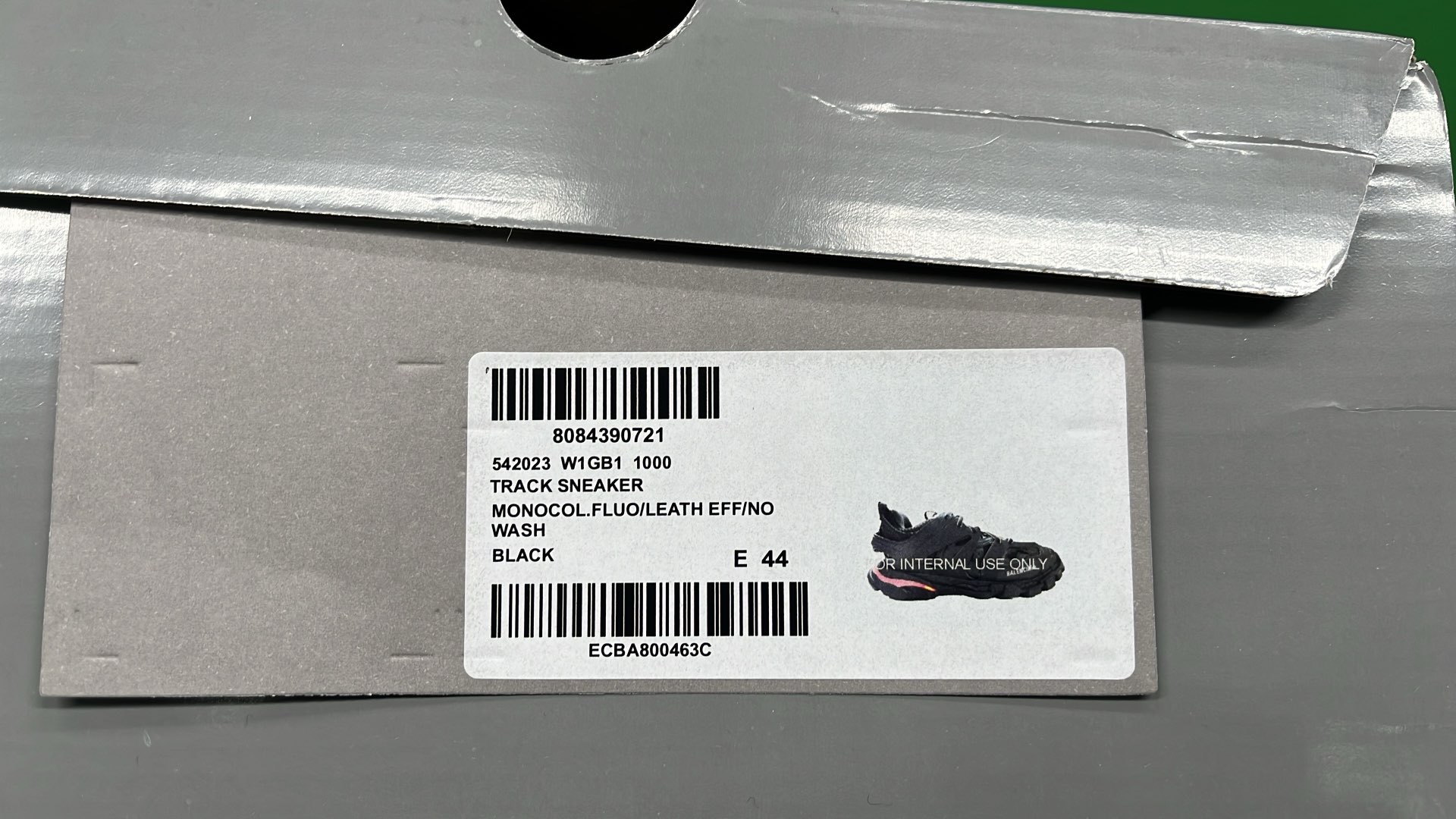 Balenciaga Triple S Black Sneakers with Pink Sole