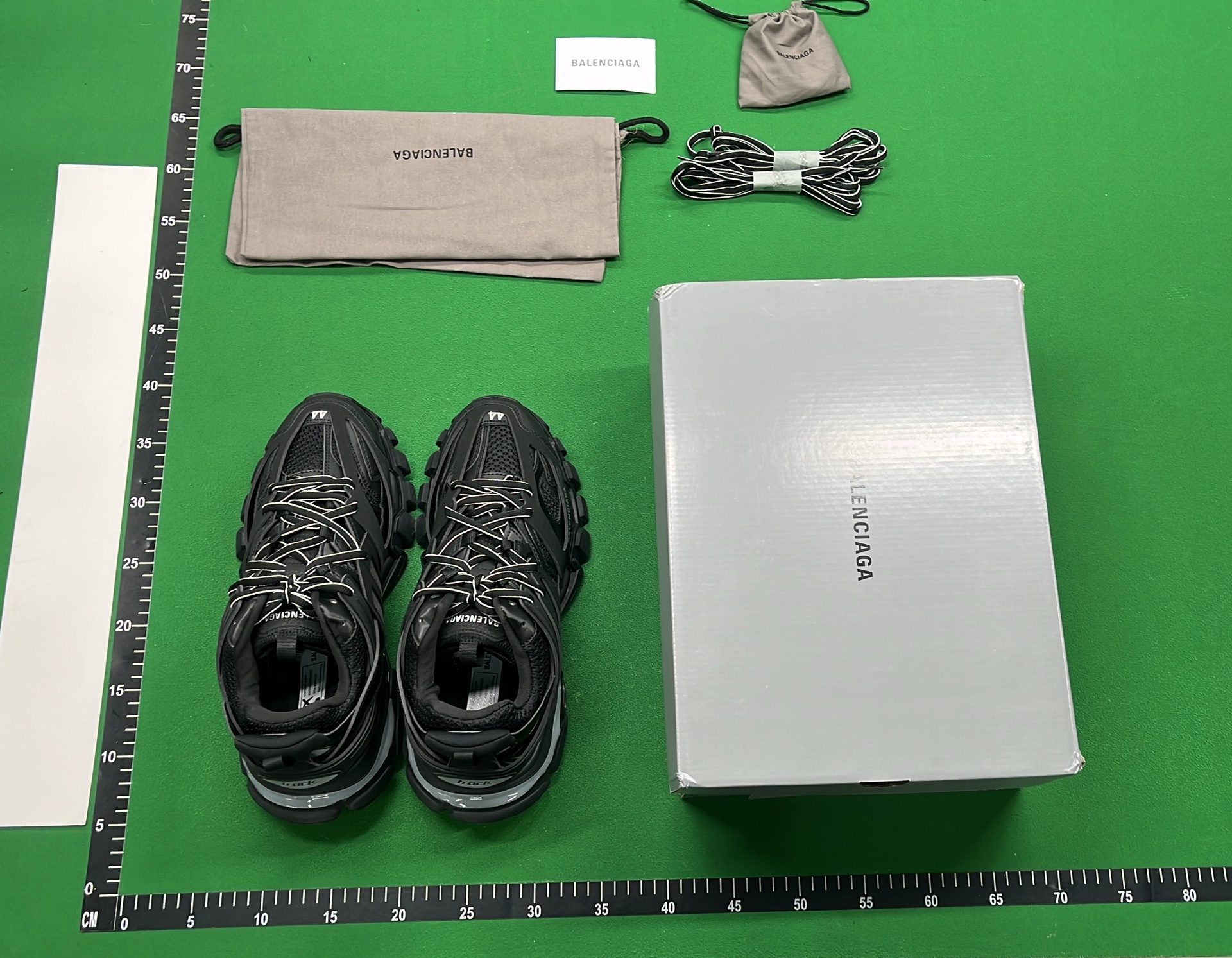Balenciaga Triple S Black Sneakers with Pink Sole