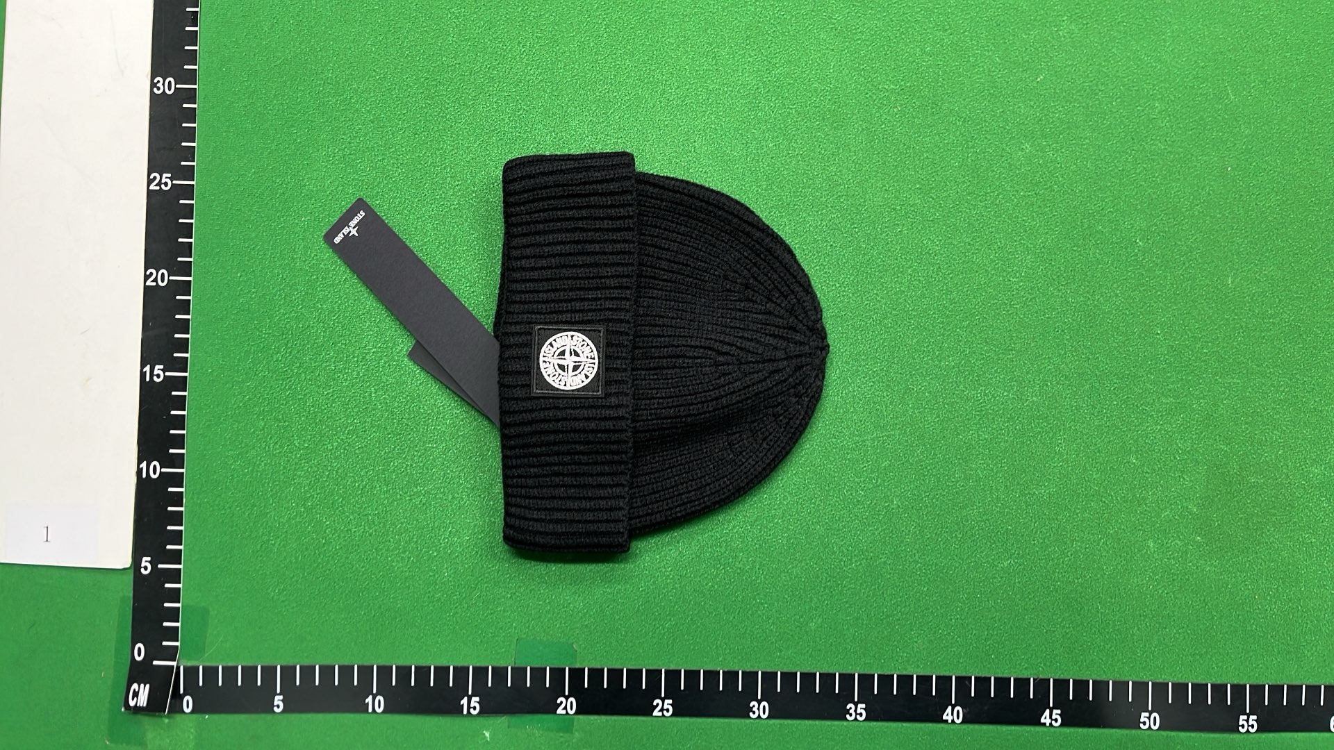 Stone Island Ribbed Knit Beanie Hat