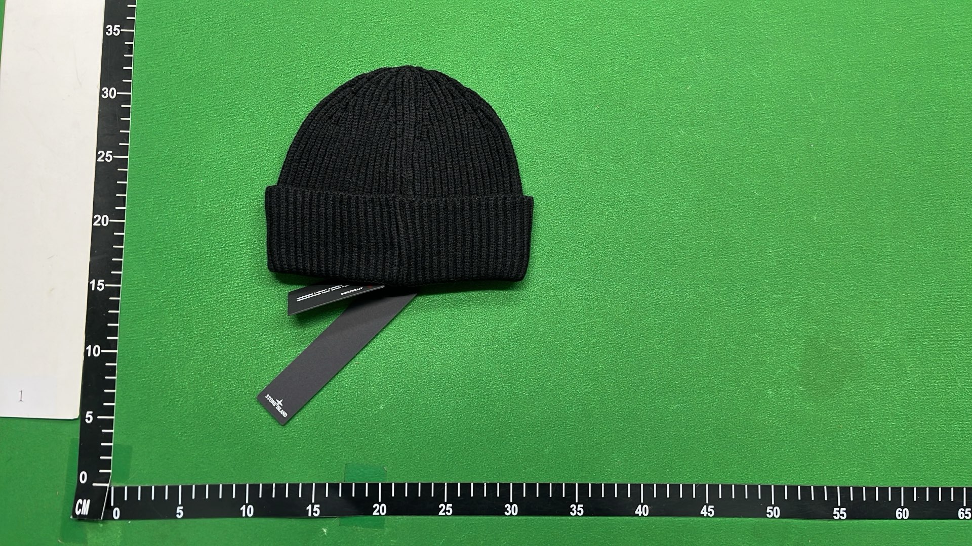 Stone Island Ribbed Knit Beanie Hat