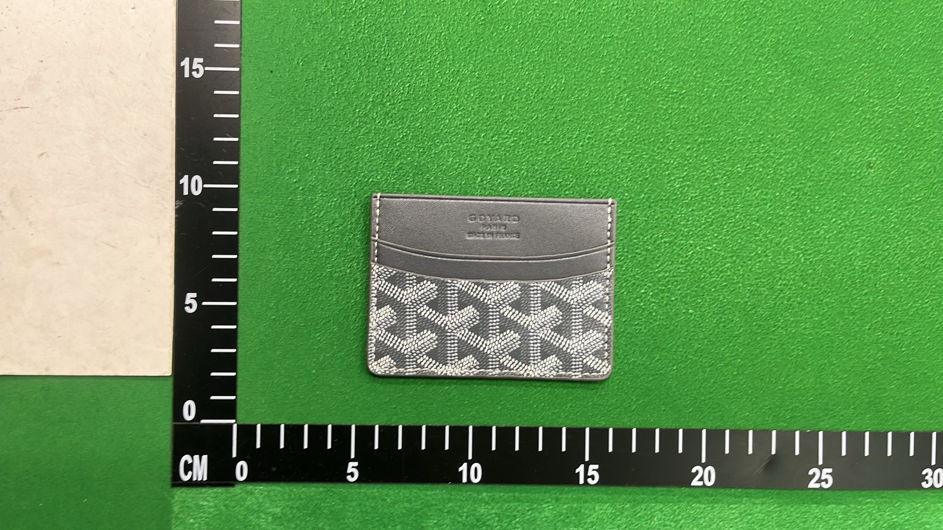 Goyard Orange Card Holder with Monogram Pattern
