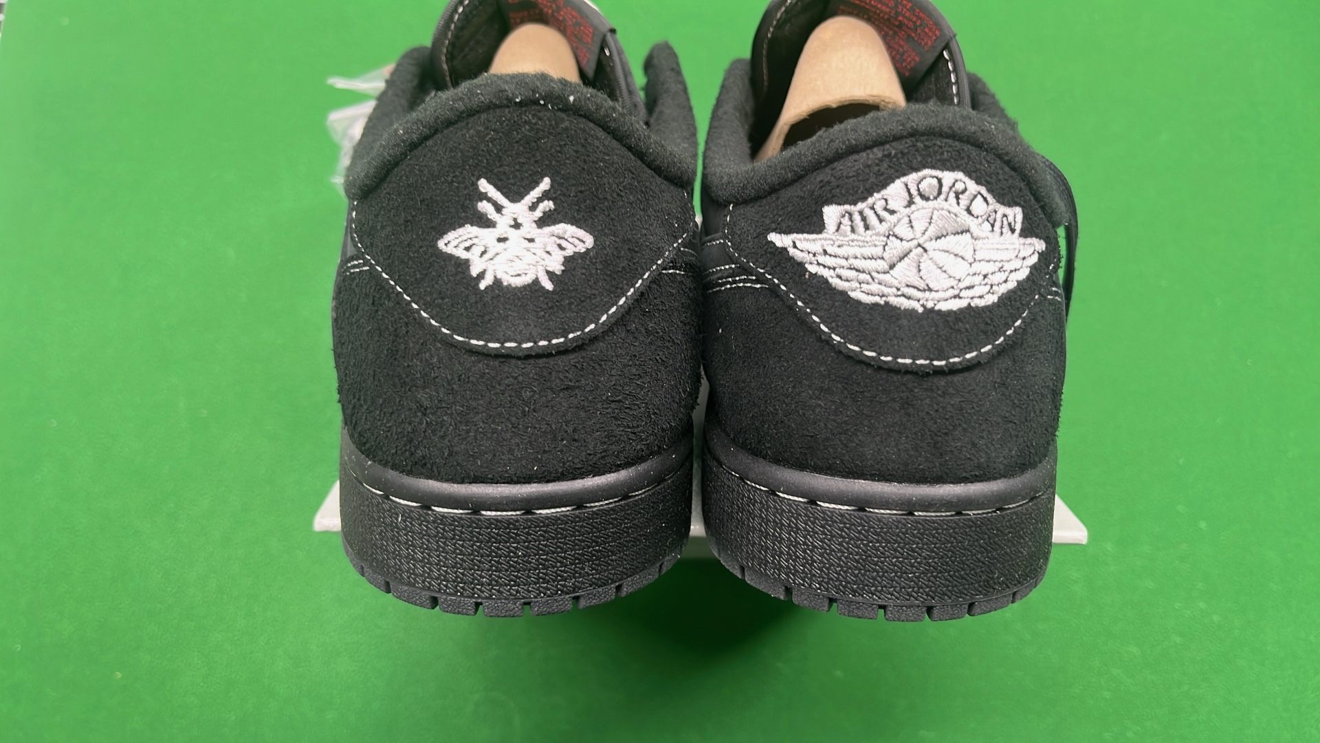 Nike Air Jordan 1 Low Black with Red Laces