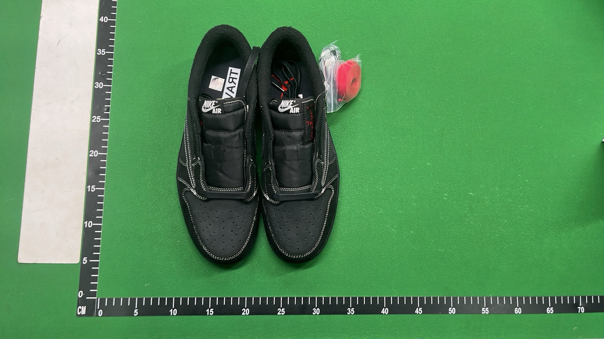 Nike Air Jordan 1 Low Black with Red Laces