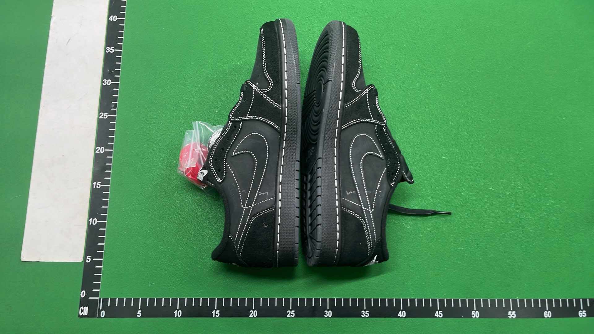 Nike Air Jordan 1 Low Black with Red Laces