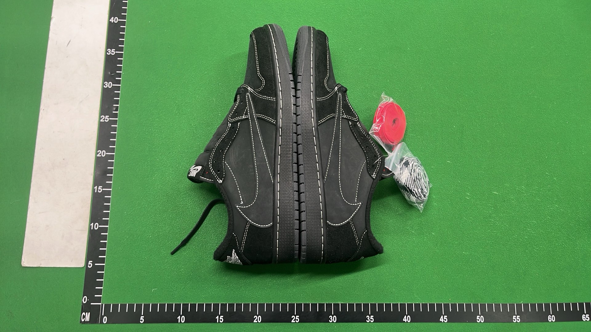 Nike Air Jordan 1 Low Black with Red Laces