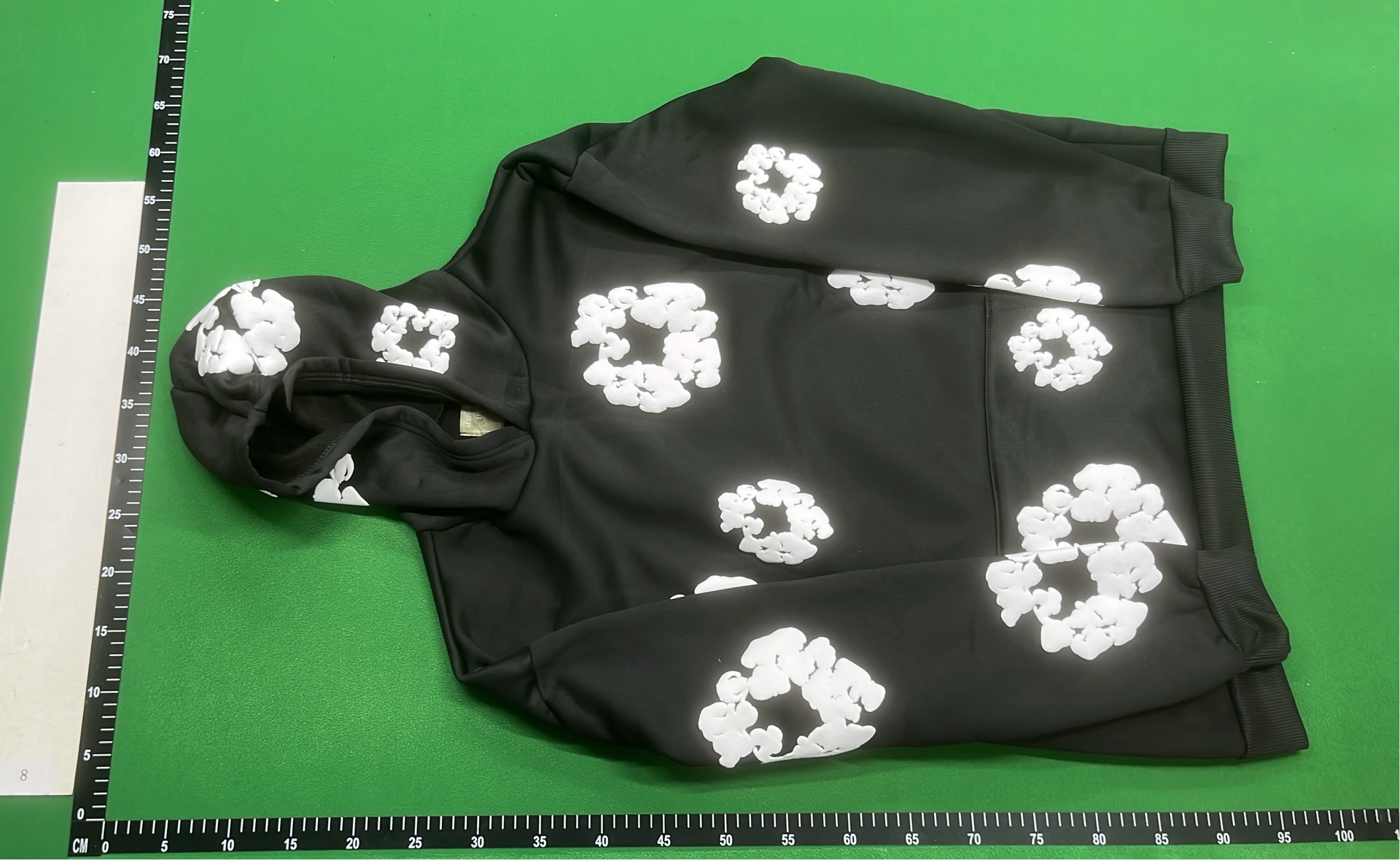 Red Floral Print Hoodie for Men Women