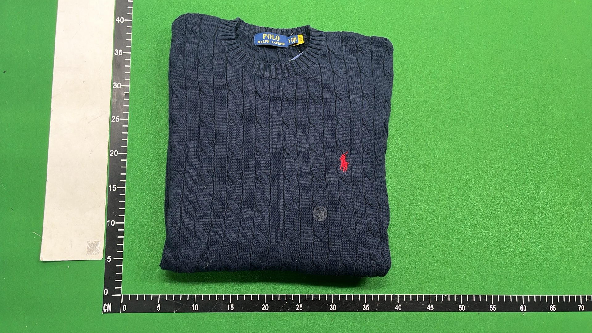 Men's Camel Cable Knit Sweater - Classic Crew Neck