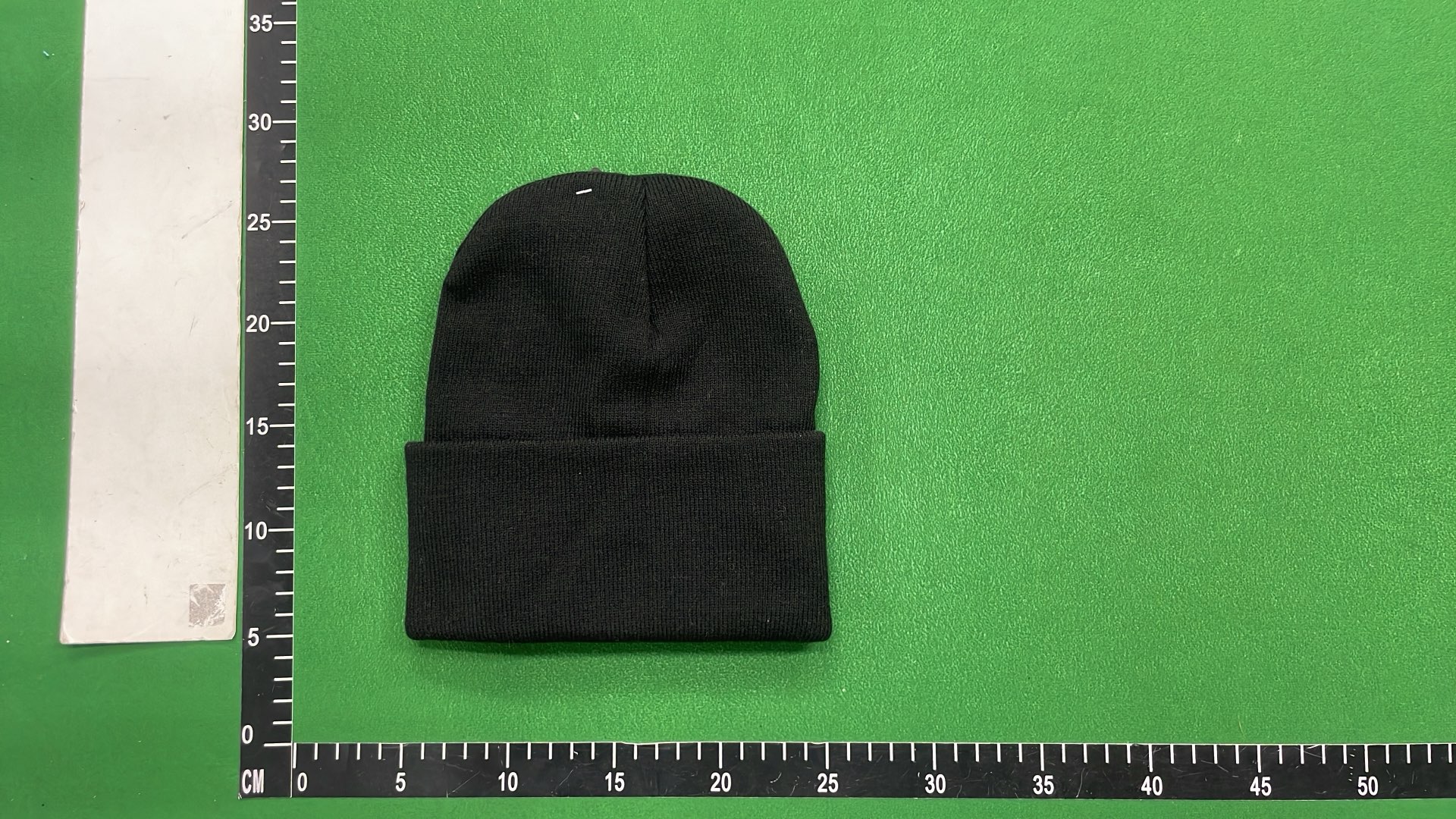 Stone Island White Beanie Hat with Logo Patch