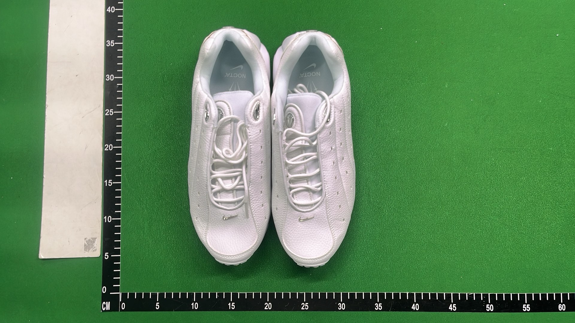 HL391601216 Black Leather Sneakers with White Sole