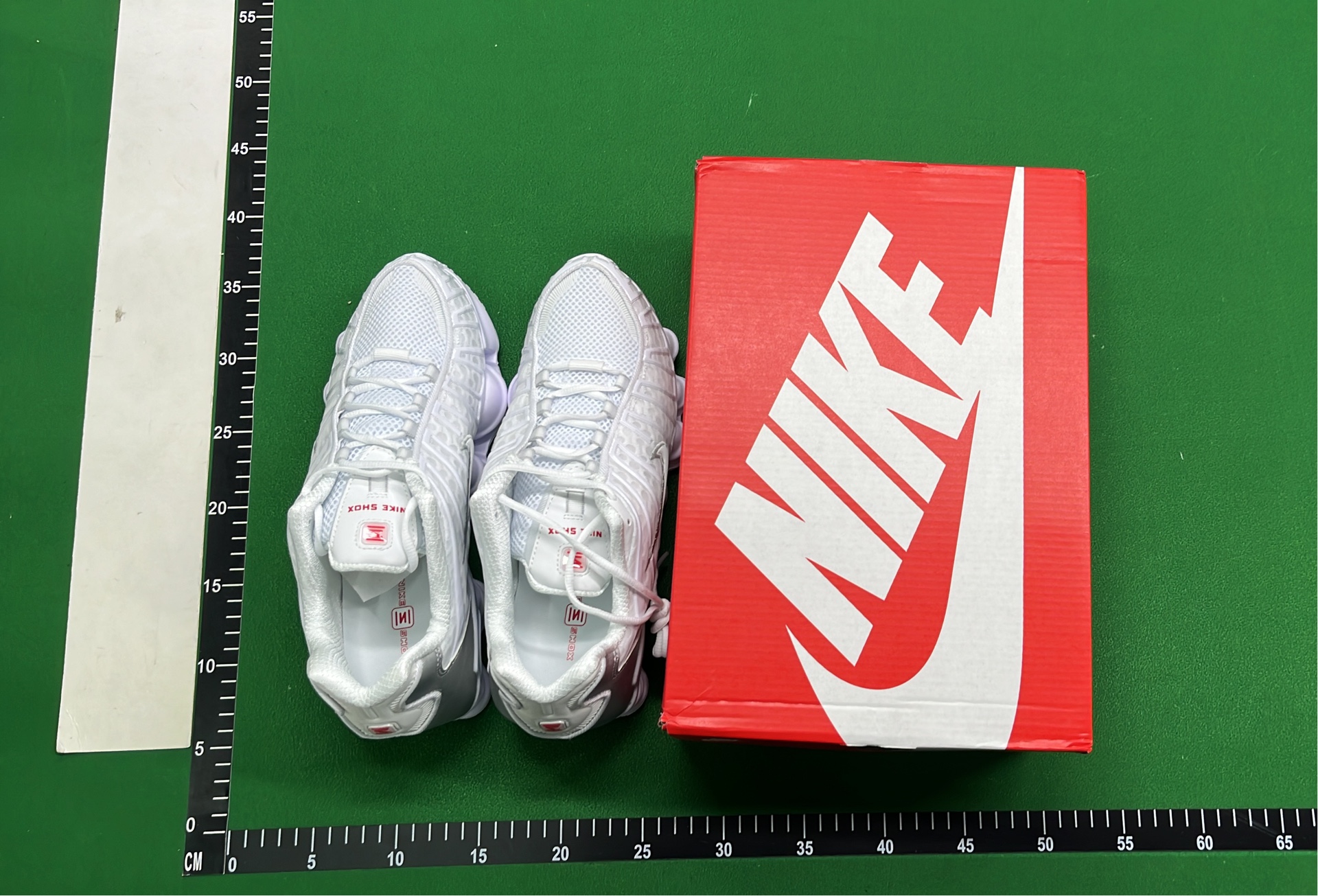 Nike Air Shox R4 Supreme Olive Green Sneakers