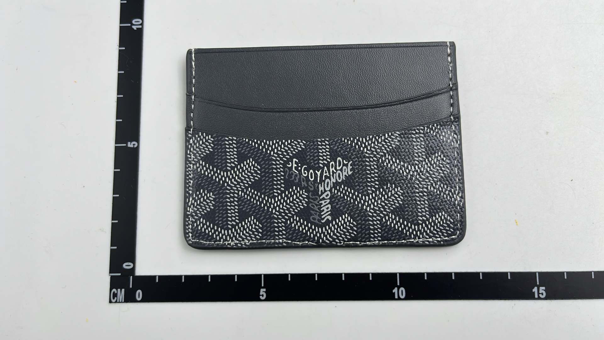 Goyard Blue Monogram Card Holder - Premium Leather Wallet