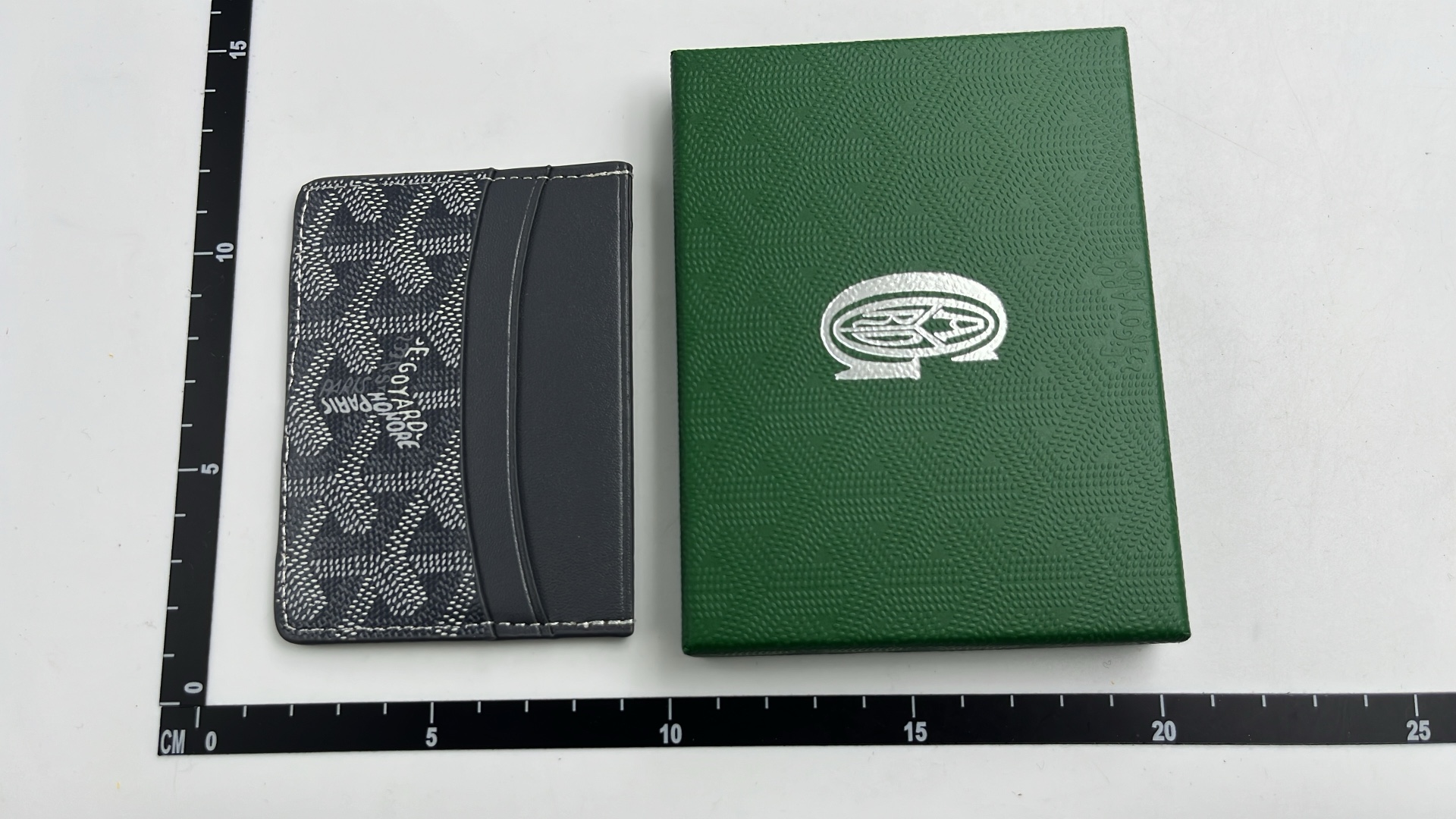 Goyard Blue Monogram Card Holder - Premium Leather Wallet