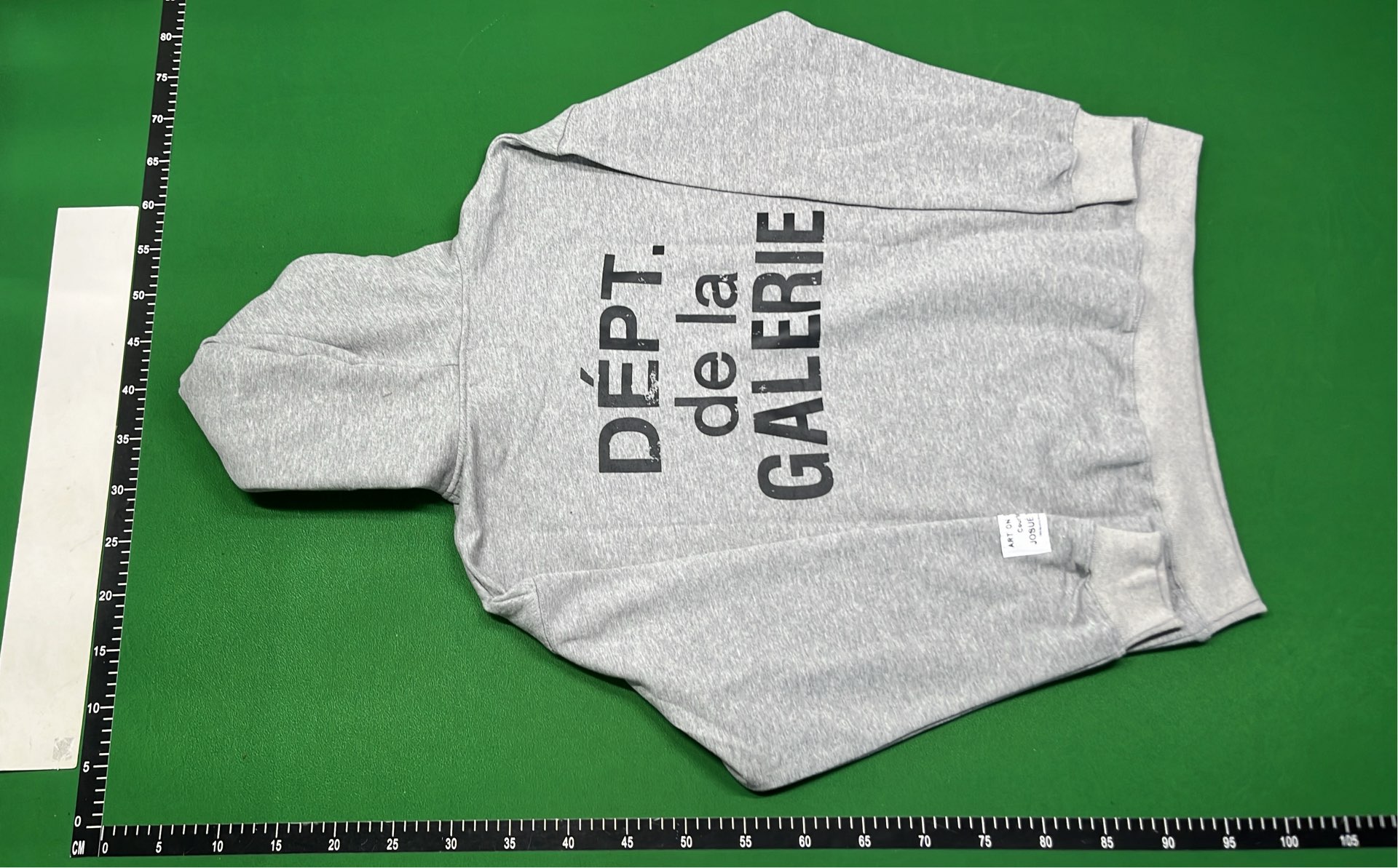 Gallery Dept. Gray Hoodie with Logo Print