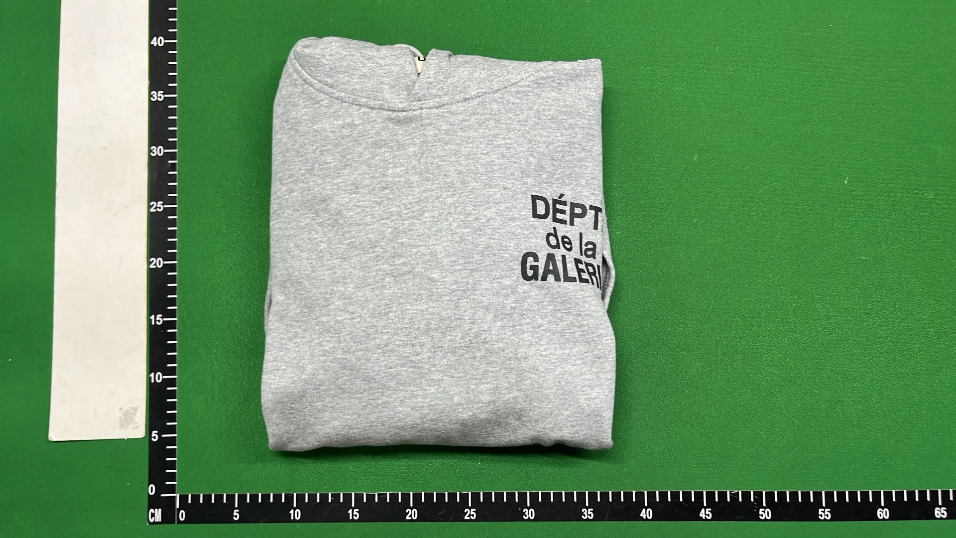 Gallery Dept. Gray Hoodie with Logo Print