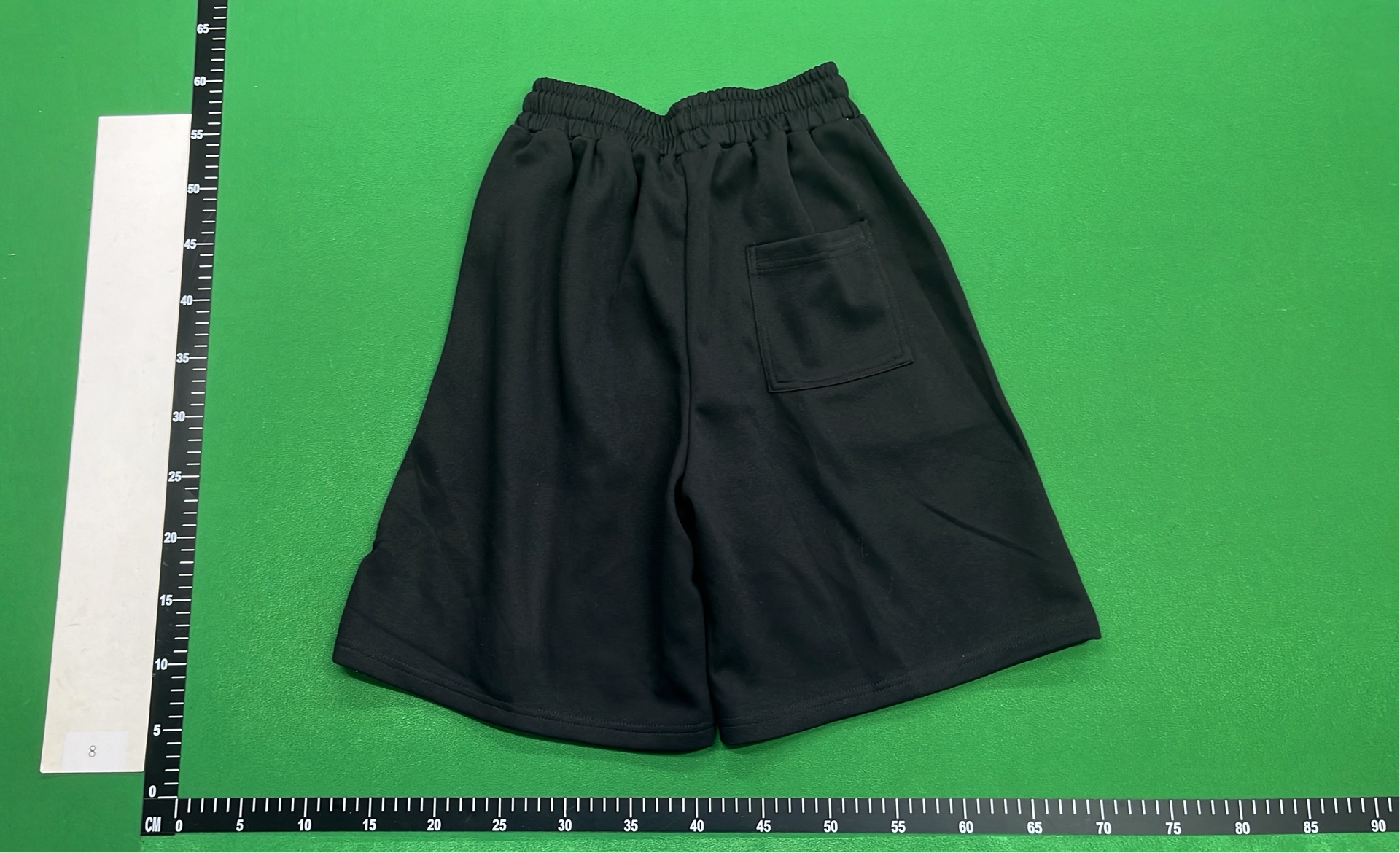 Stussy Black Drawstring Shorts with Logo