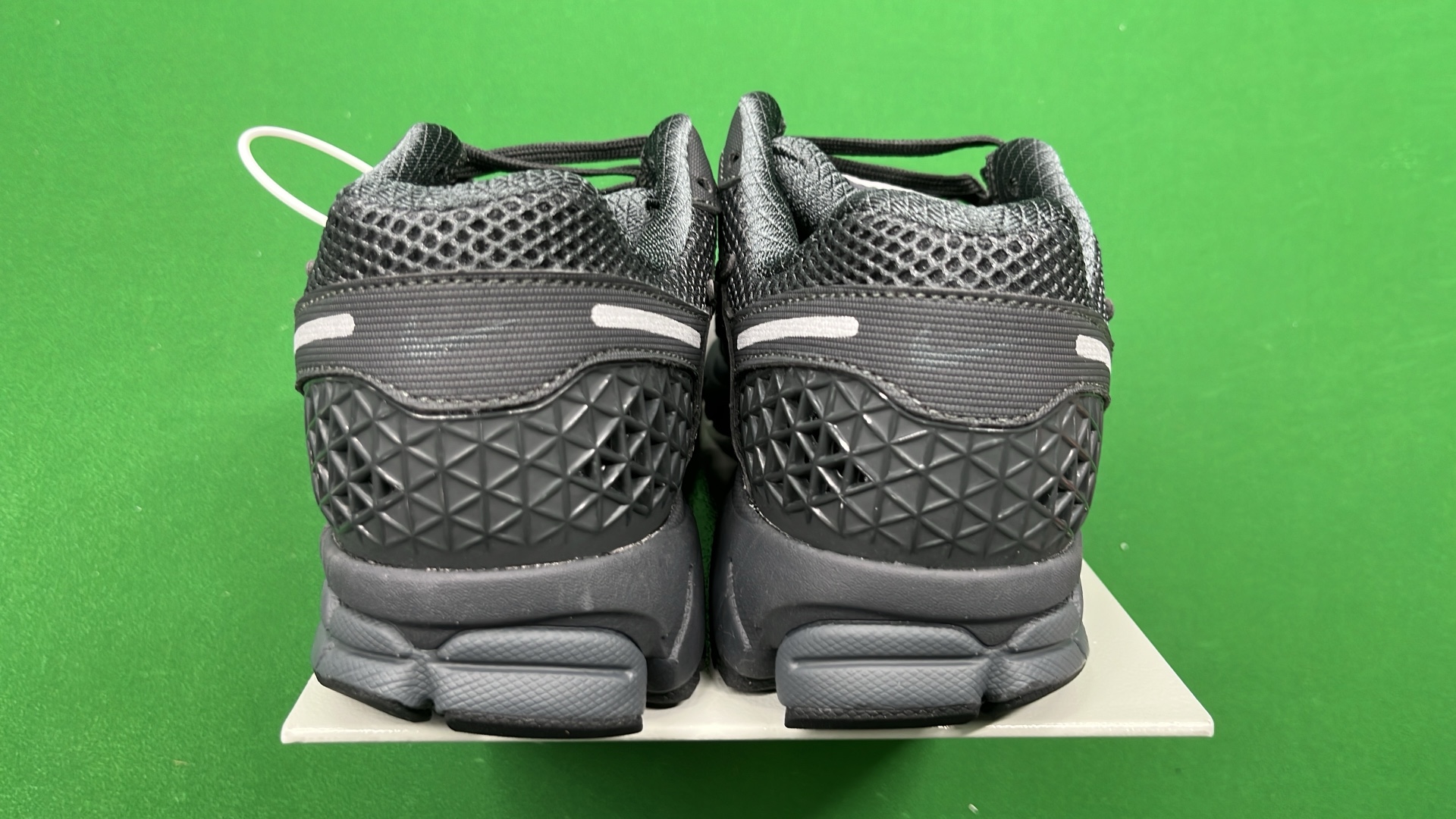 White Mesh Running Shoes with Breathable Design