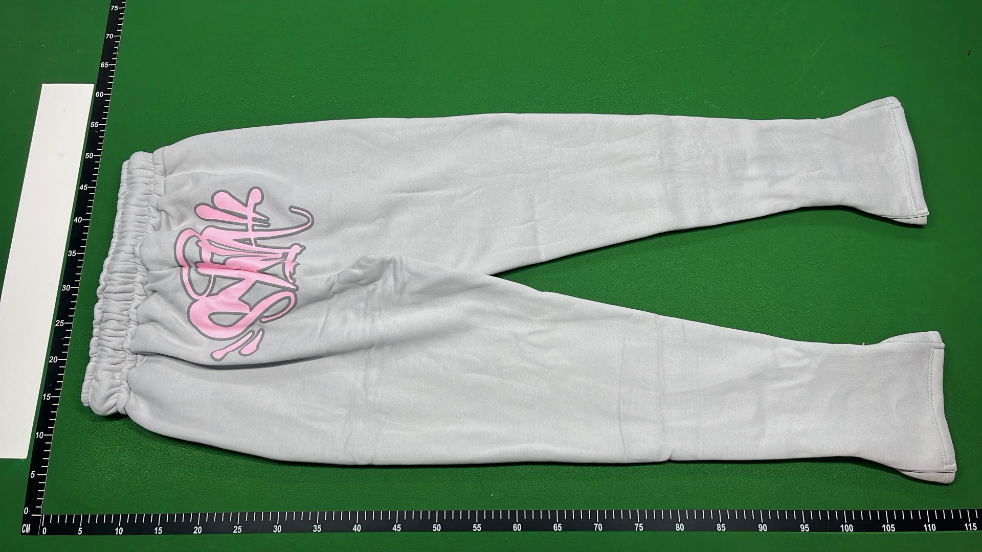 SYNA Grey Hoodie & Pants Set with Pink Logo