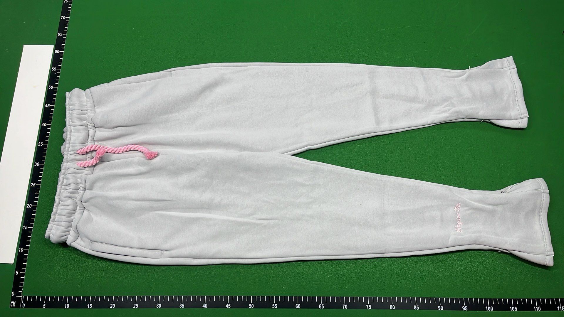 SYNA Grey Hoodie & Pants Set with Pink Logo
