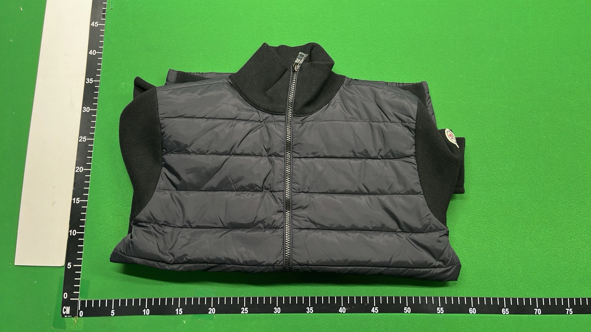 Men's Quilted Hybrid Jacket with Fleece Sleeves
