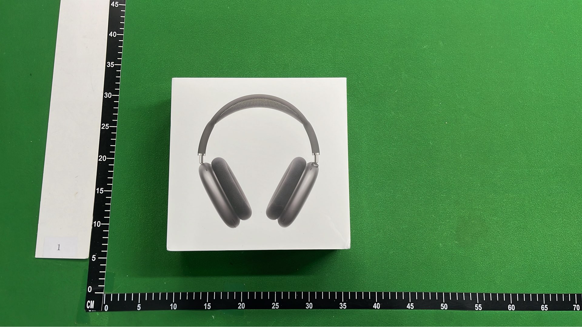 Blue Headphone with White Cushion