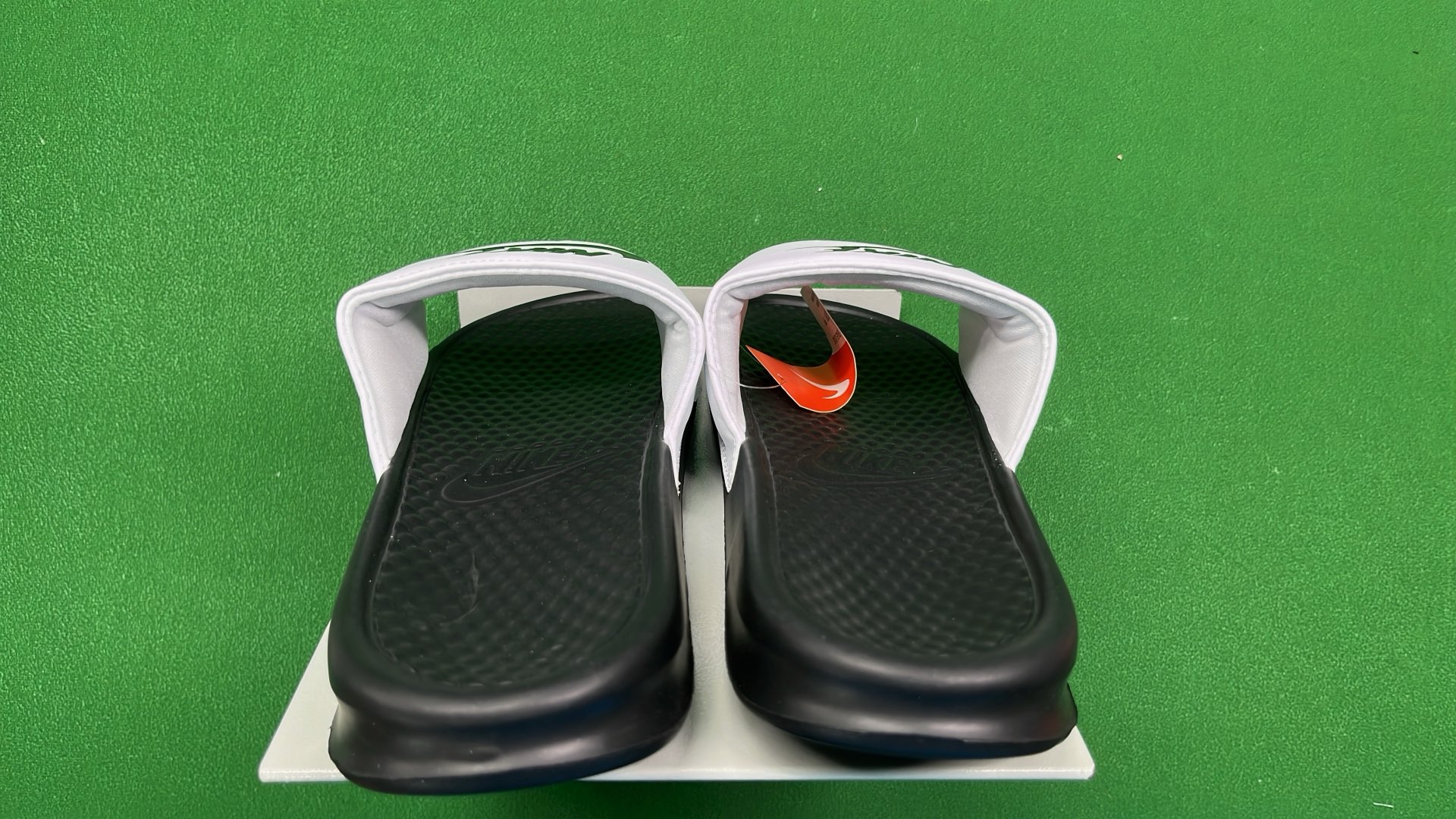 Nike Slide Sandals Black with Red Logo - Comfortable Summer Footwear