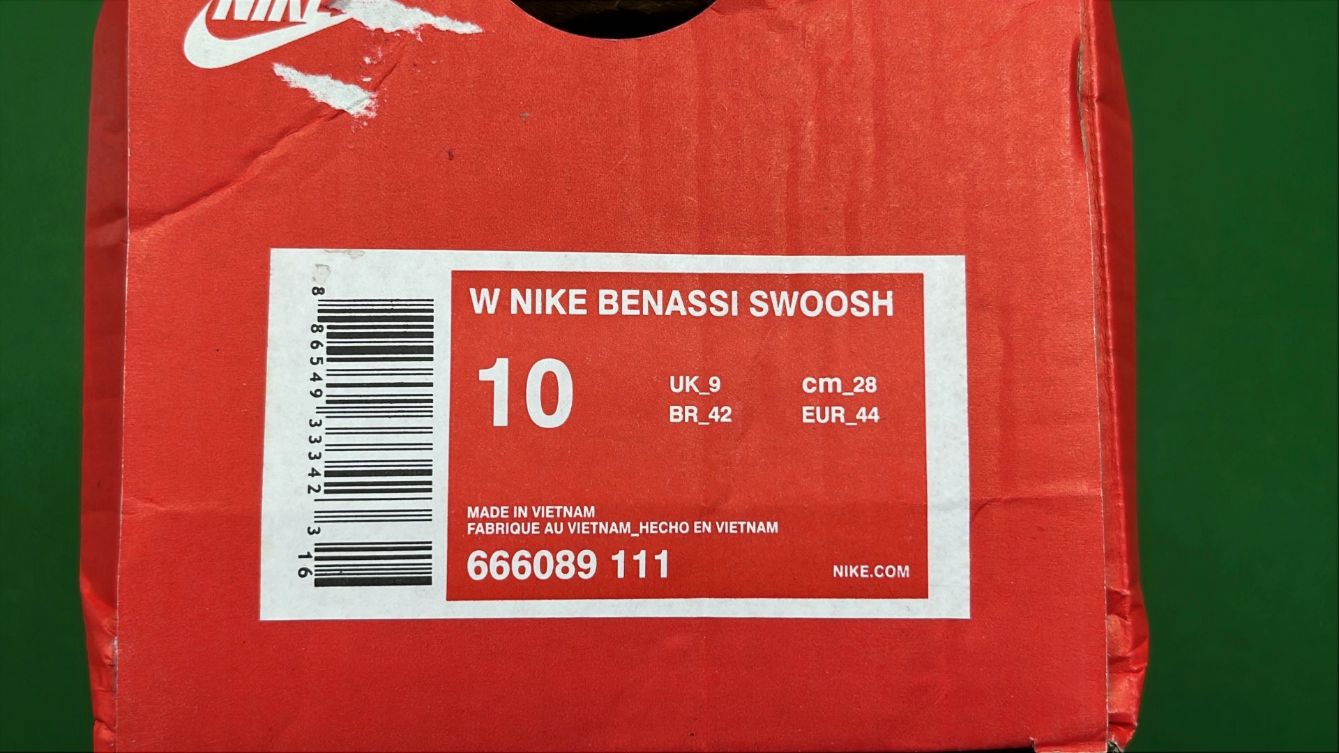Nike Slide Sandals Black with Red Logo - Comfortable Summer Footwear