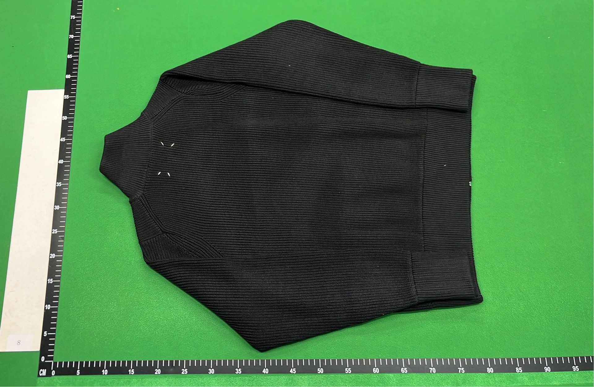 Men's Dark Gray Ribbed Zip-Up Sweater Jacket