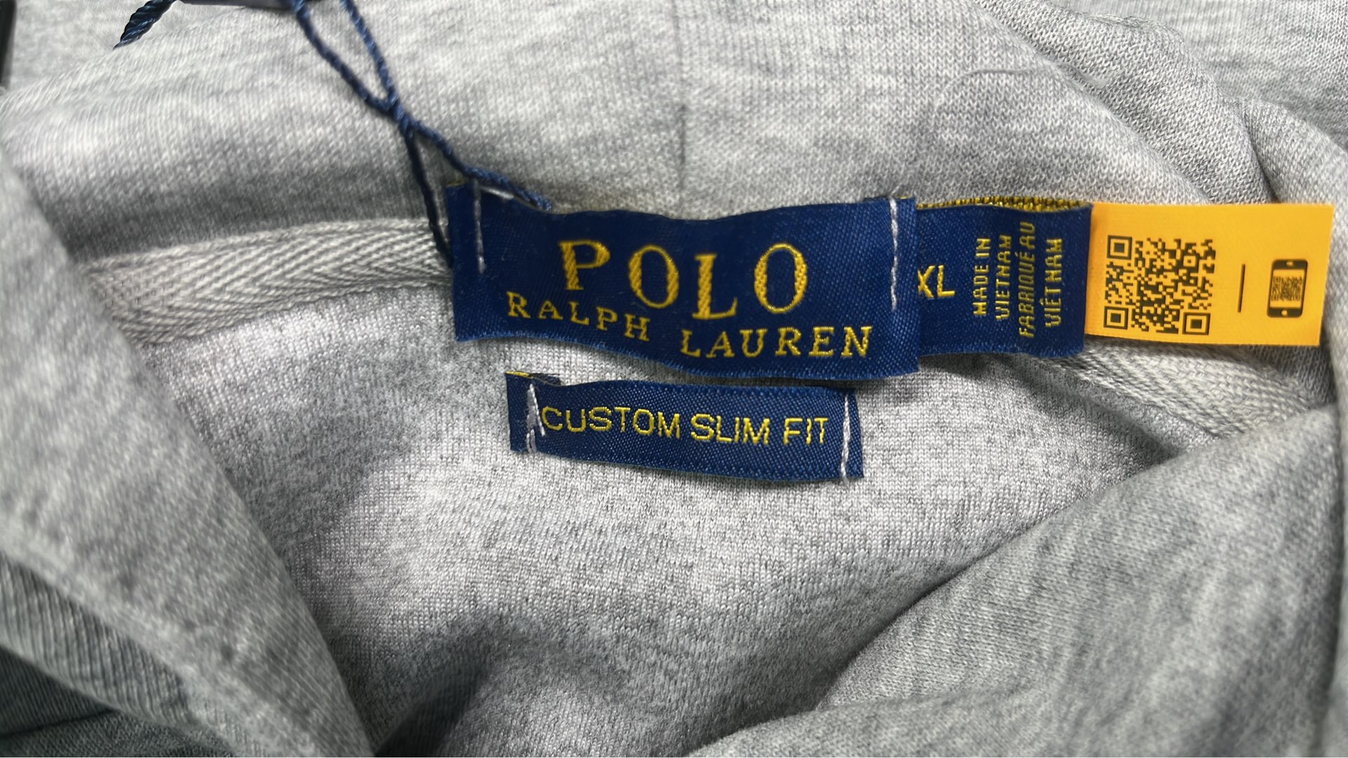 Polo Ralph Lauren Black Hoodie with Pony Logo