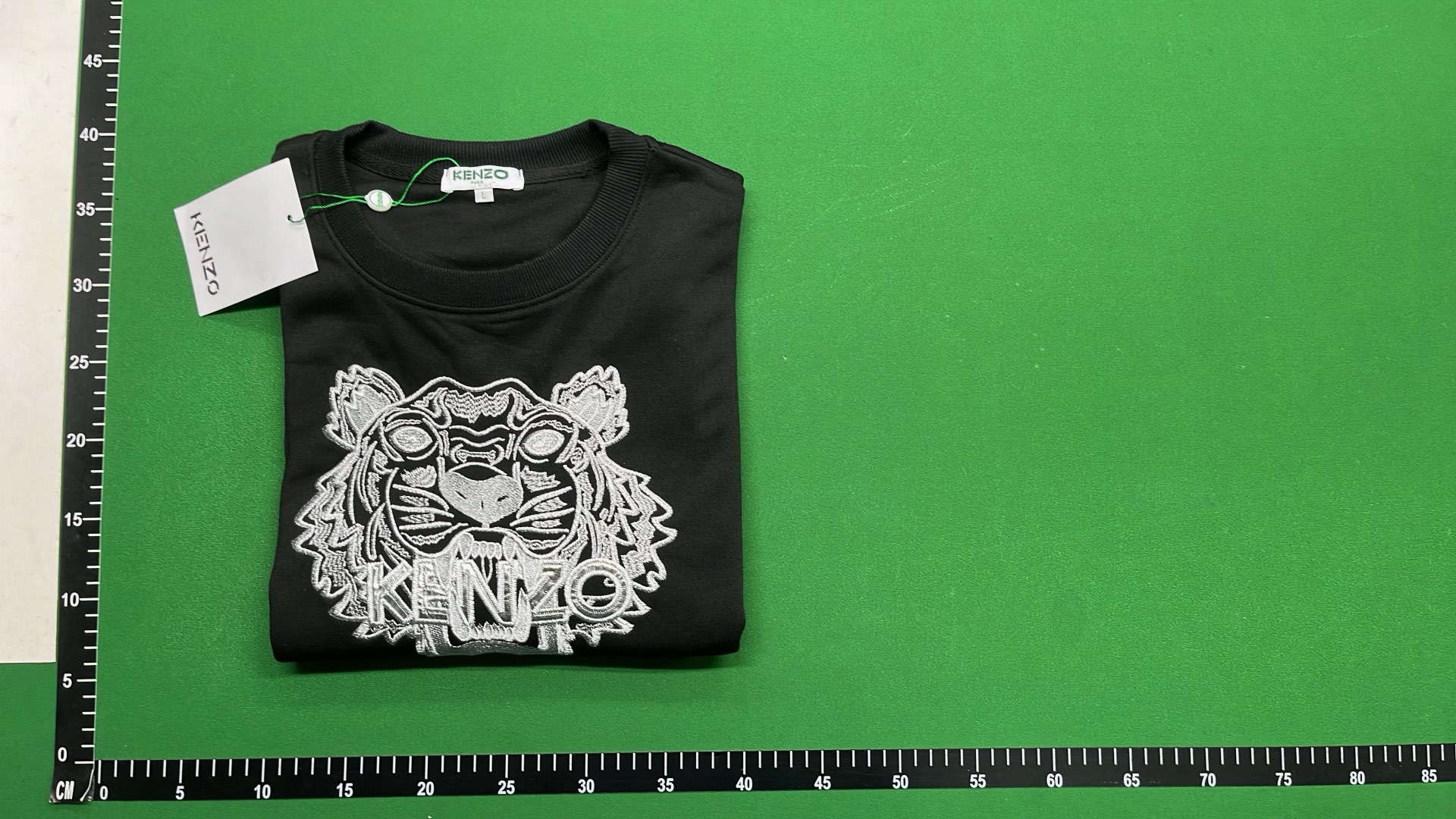KENZO Tiger Sweatshirt Black White Red Logo
