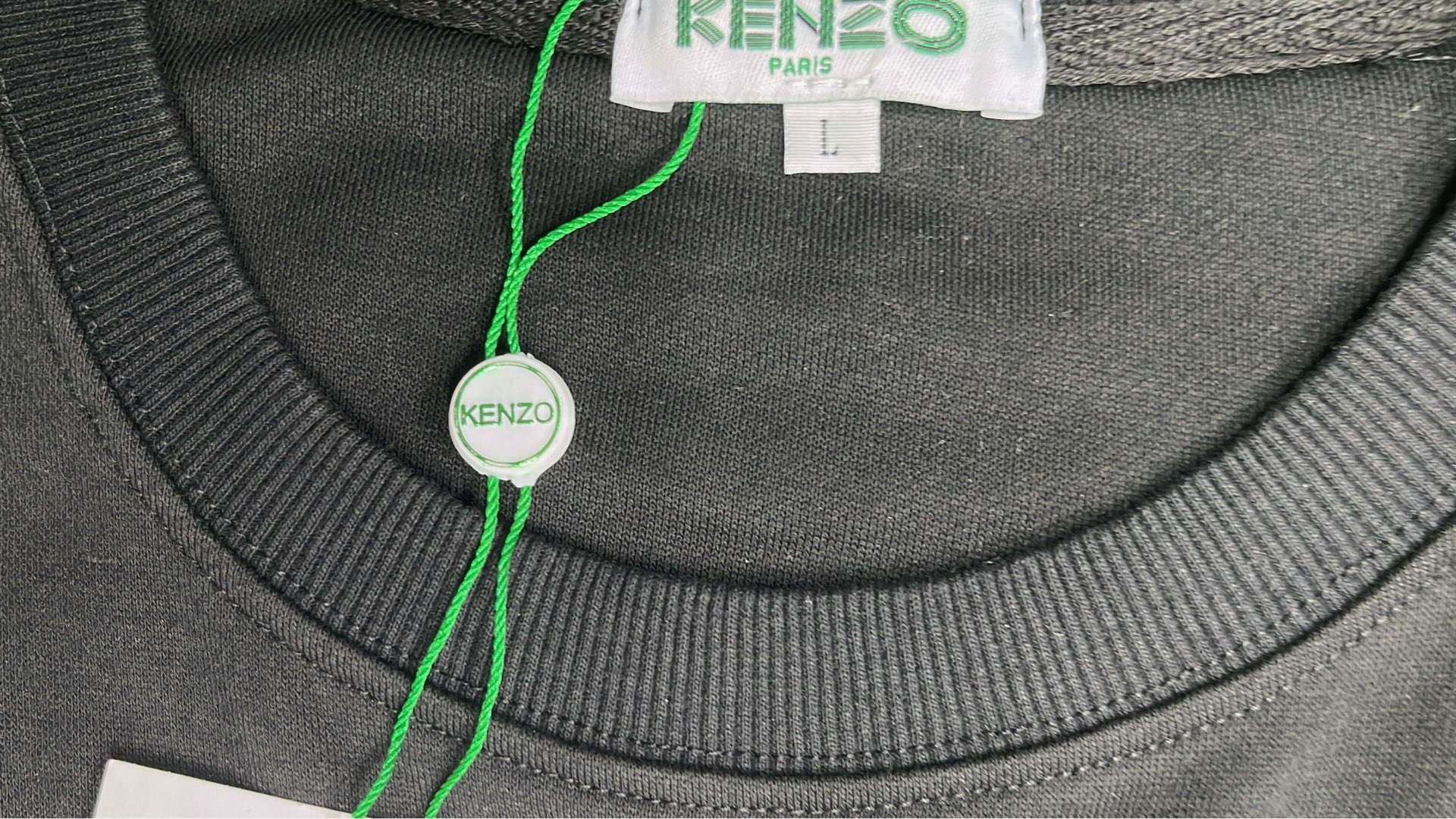 KENZO Tiger Sweatshirt Black White Red Logo