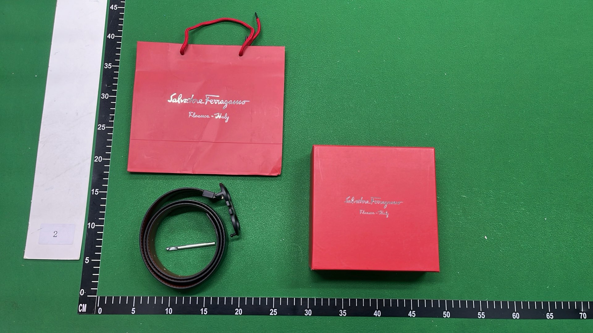 Gancini Buckle Leather Belt for Men