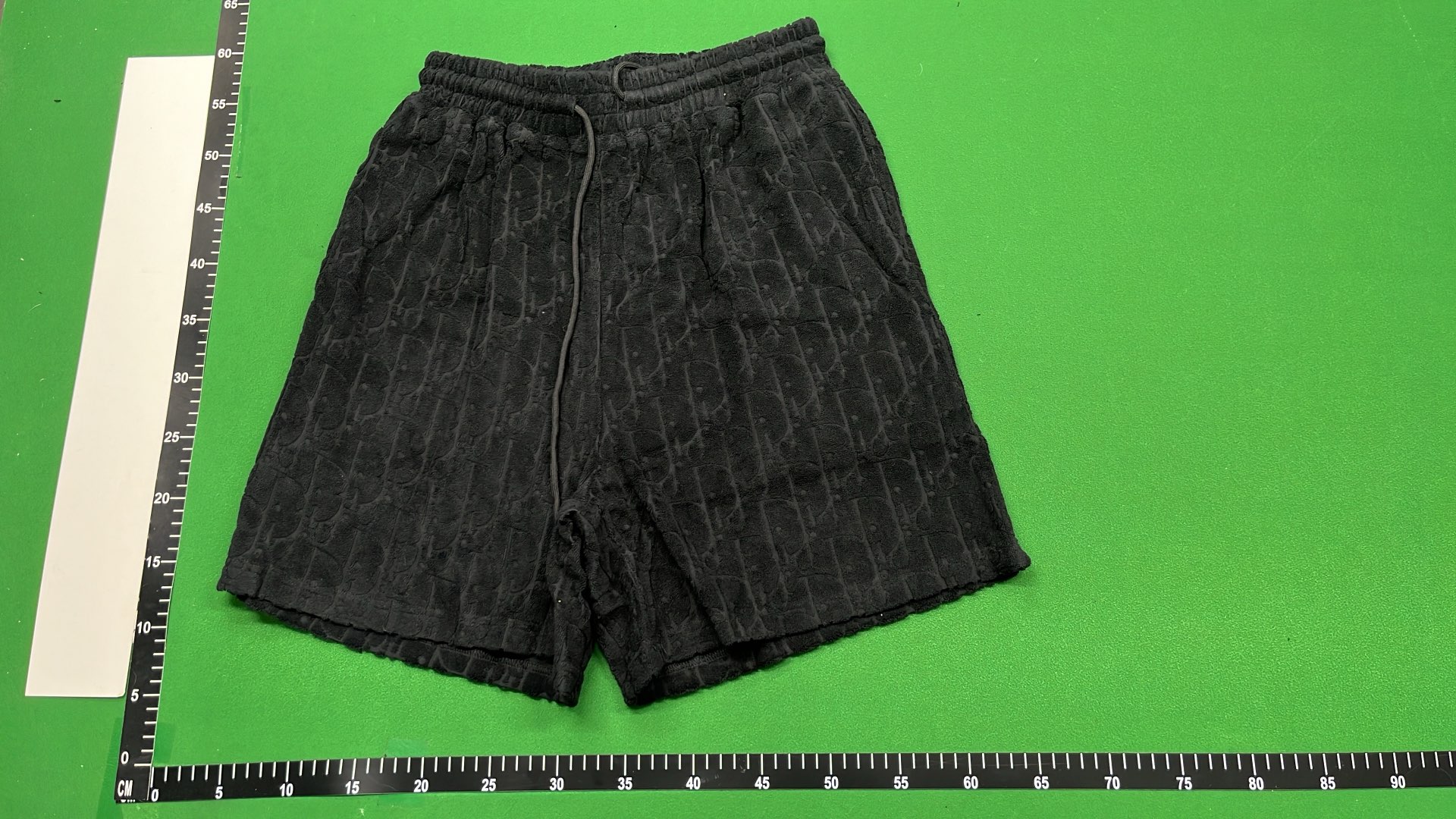 Dior Shorts Summer Sale - Black and White Drawstring Shorts