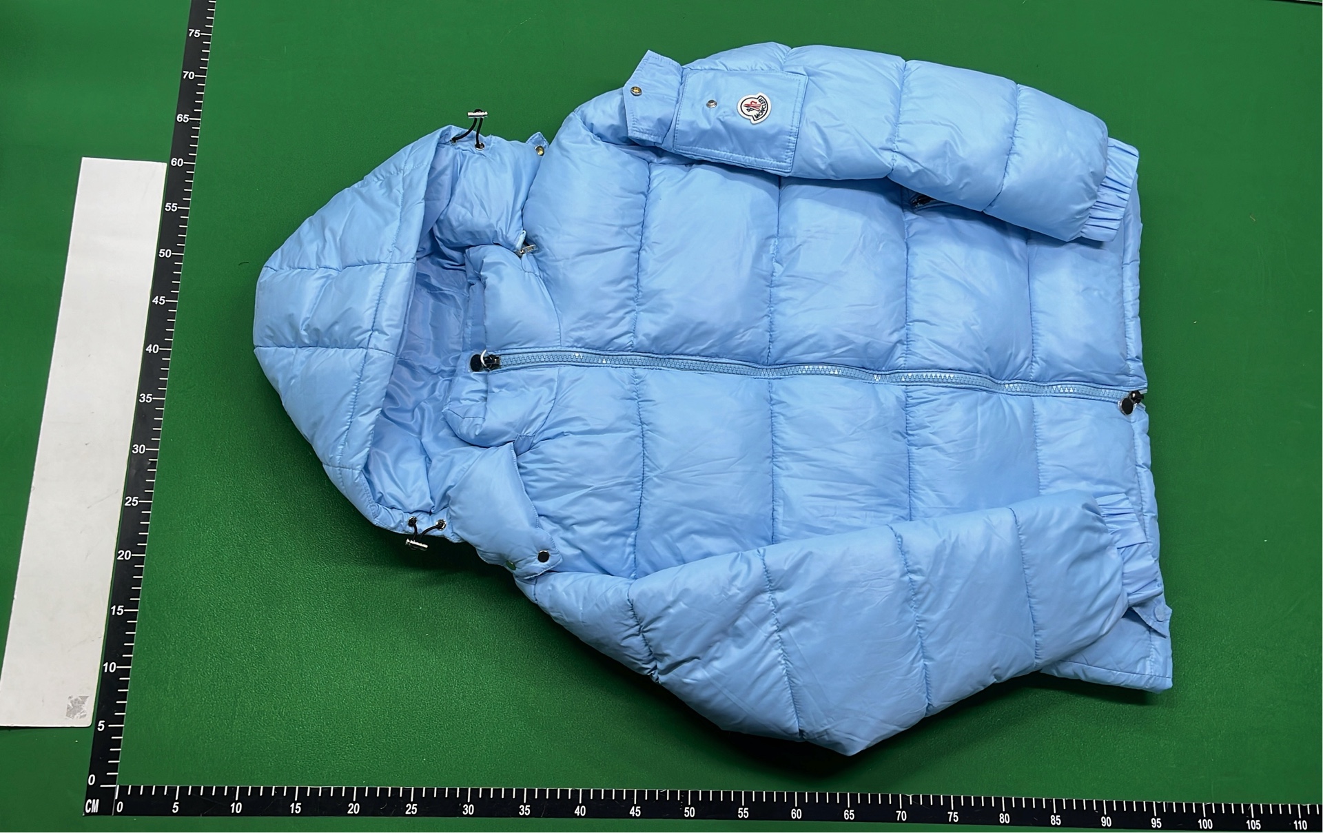 Moncler Black Quilted Down Jacket with Hood