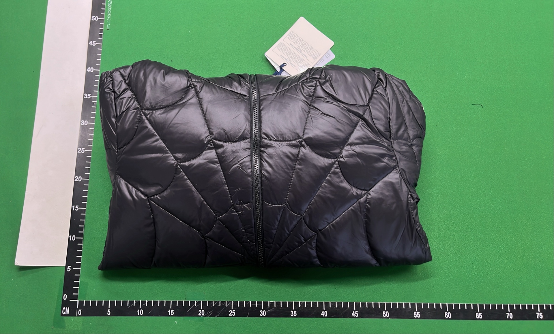 Moncler Black Quilted Down Jacket with Hood