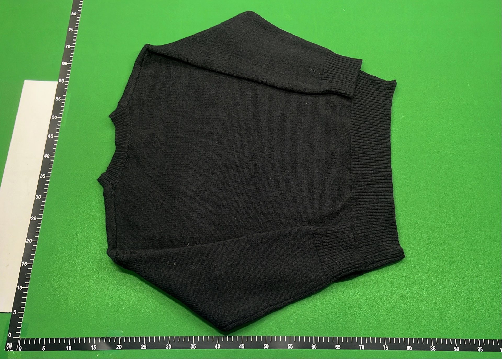 Saint Laurent Black Knit Sweater with Logo