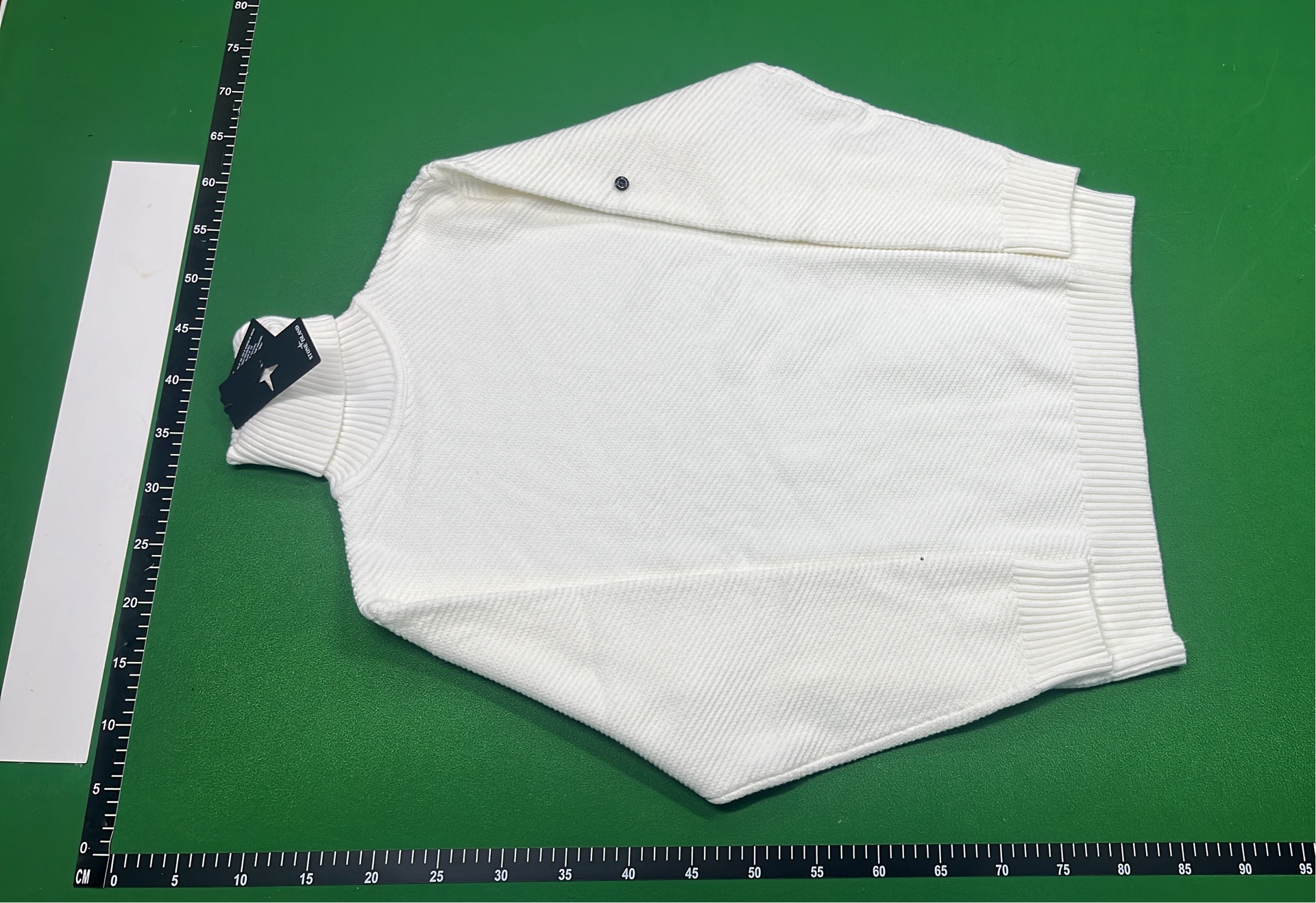 Stone Island Black T-Shirt with Logo Patch