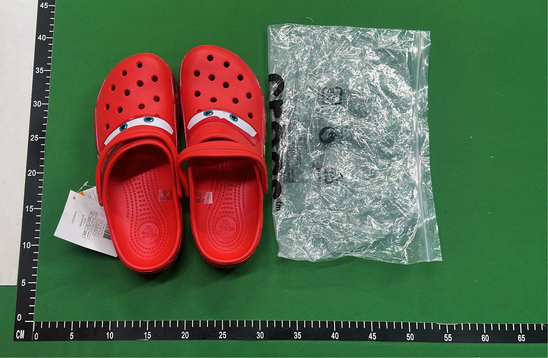 Lightning McQueen Kids Crocs Shoes - Top-Level Version