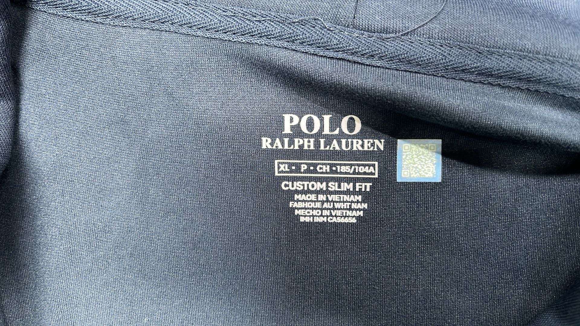 Black Hoodie with White Pony Logo